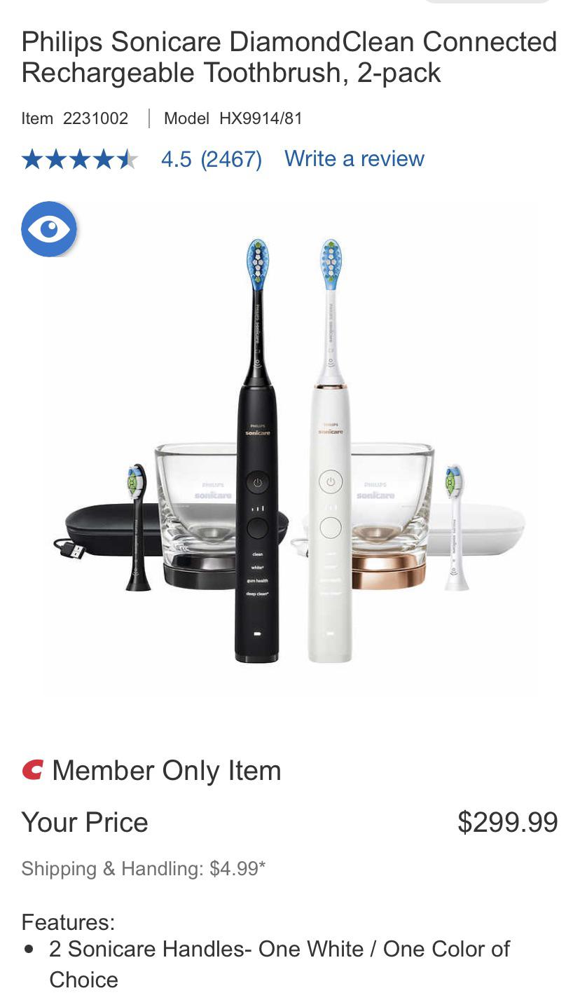 Does anybody know when the Sonicare toothbrush go on sale? I saw it was