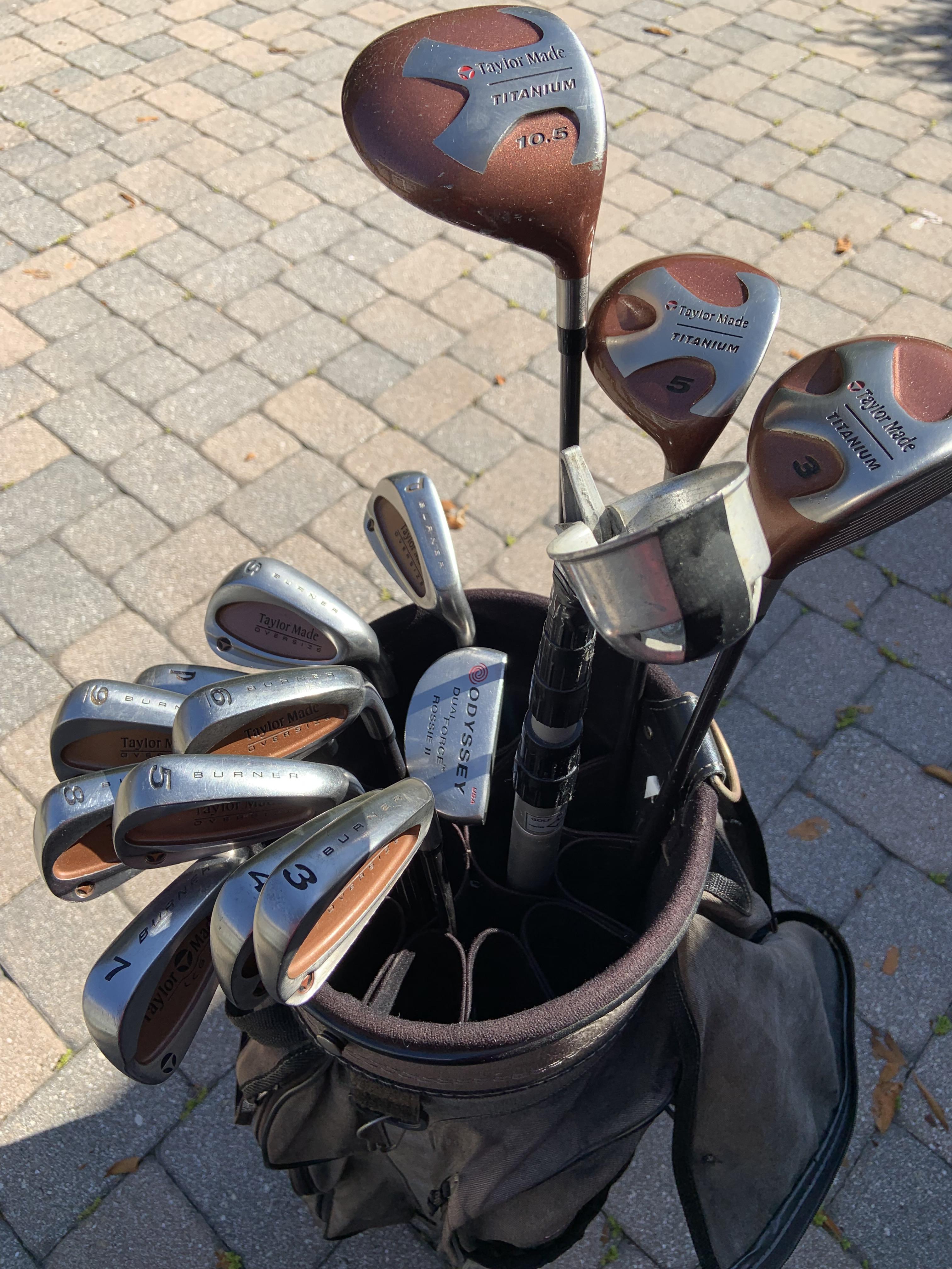 WITB Goodwill Edition 20 with bag. r/golf