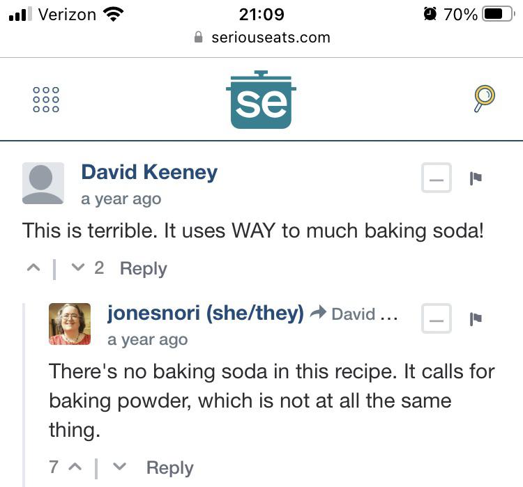 Baking soda, baking powder. Potato potahto. r/ididnthaveeggs