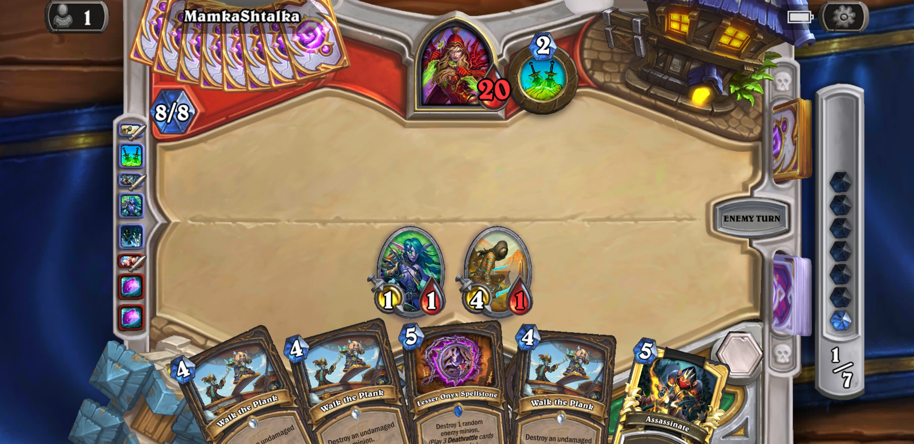 Anyone else struggle for removal cards in Arena? hearthstone