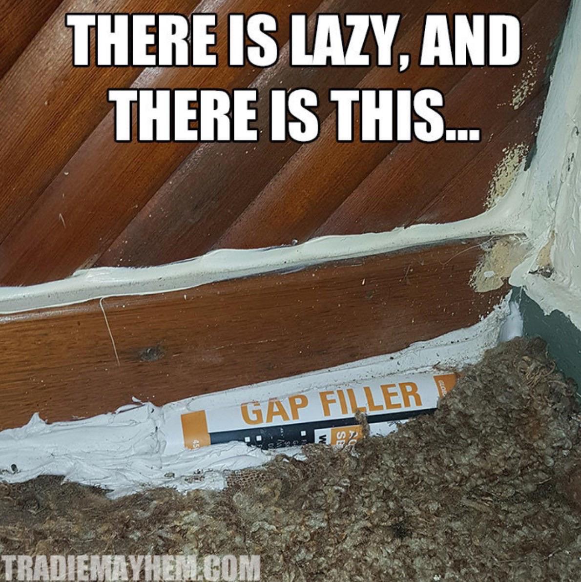 Caulk and paint will make it what it ain’t r/Carpentry