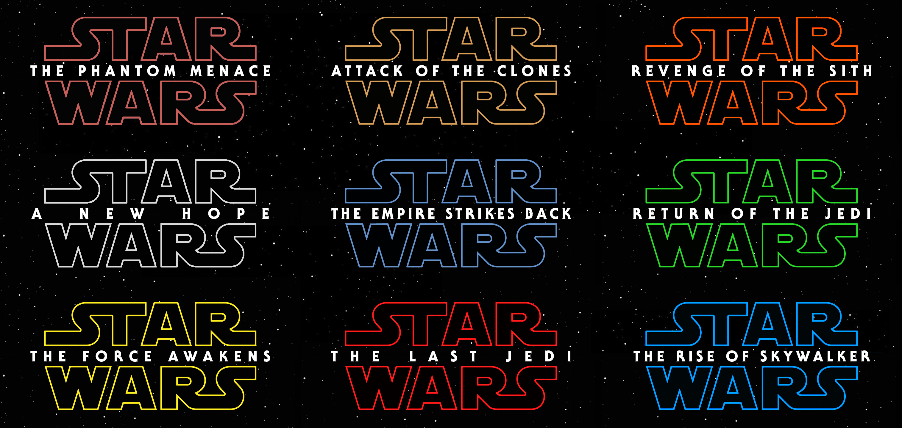 What colors do you associate each Star Wars film with? r/StarWarsCantina