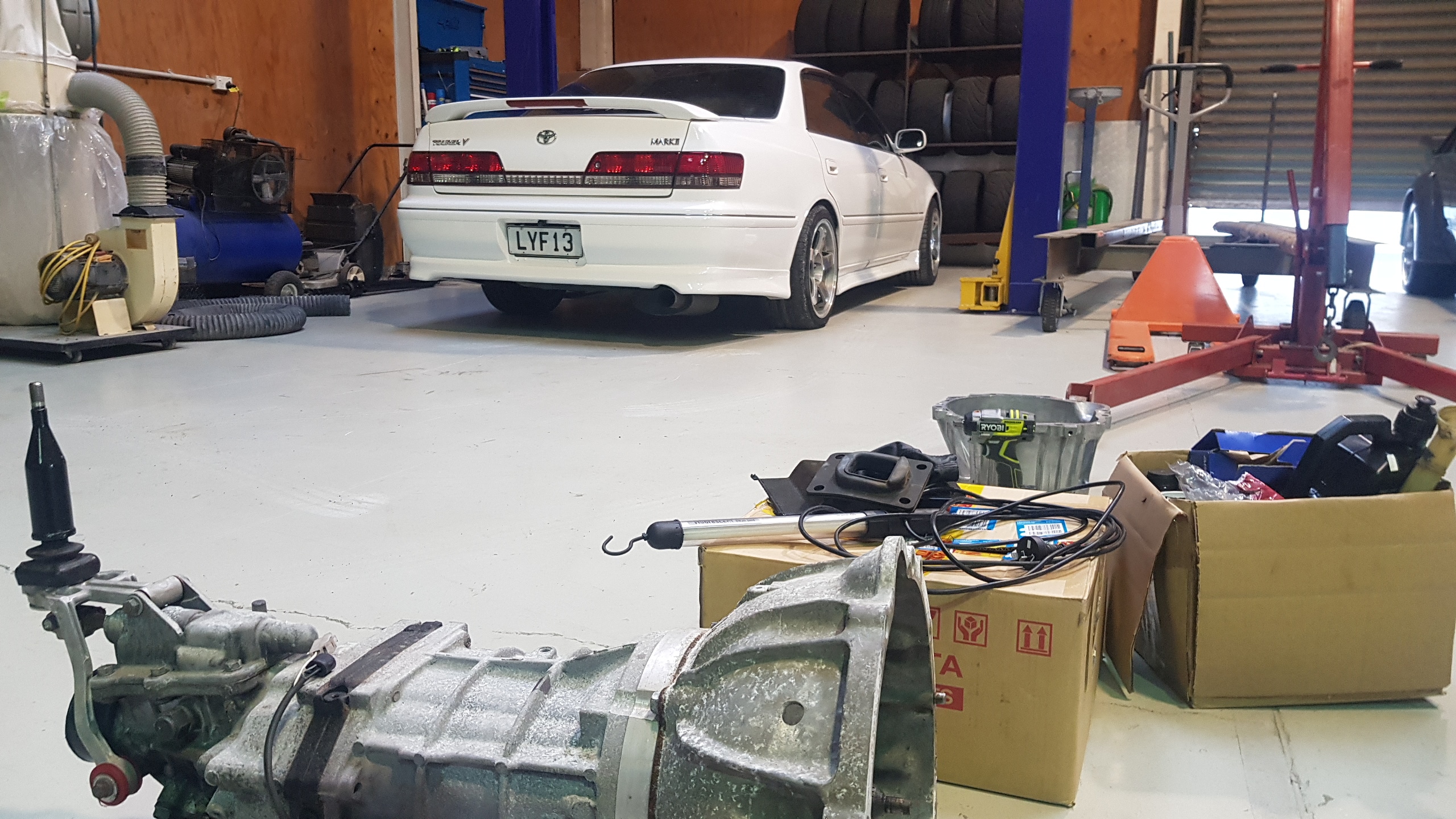 Today is the day! Manual conversion coming right up. r/JZX100