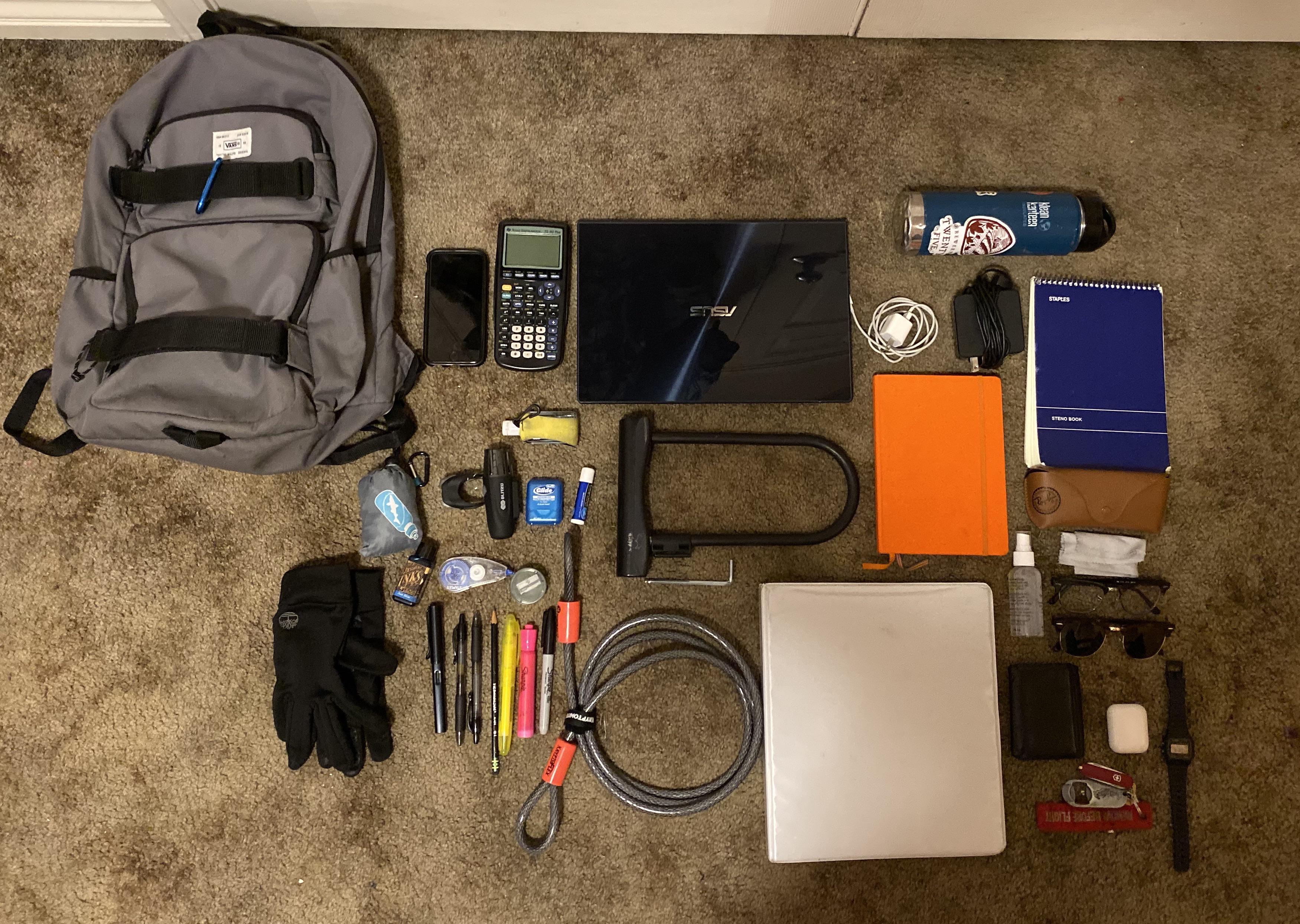 (21 M/College Student) Bag Dump and EDC r/EDC