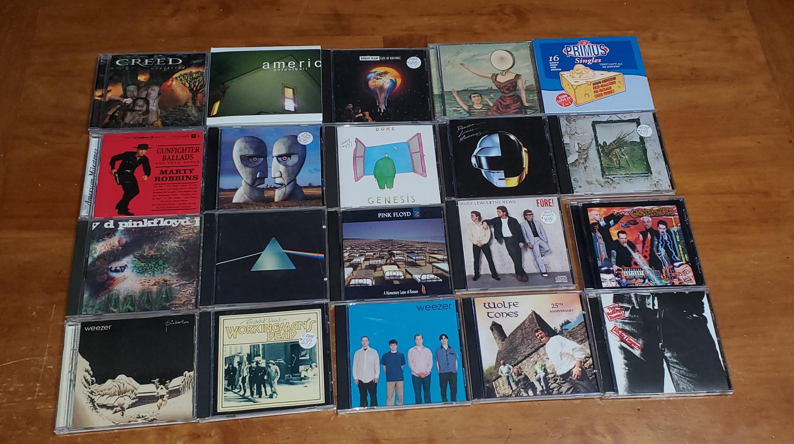 Started collecting here's my first 20 albums Cd_collectors