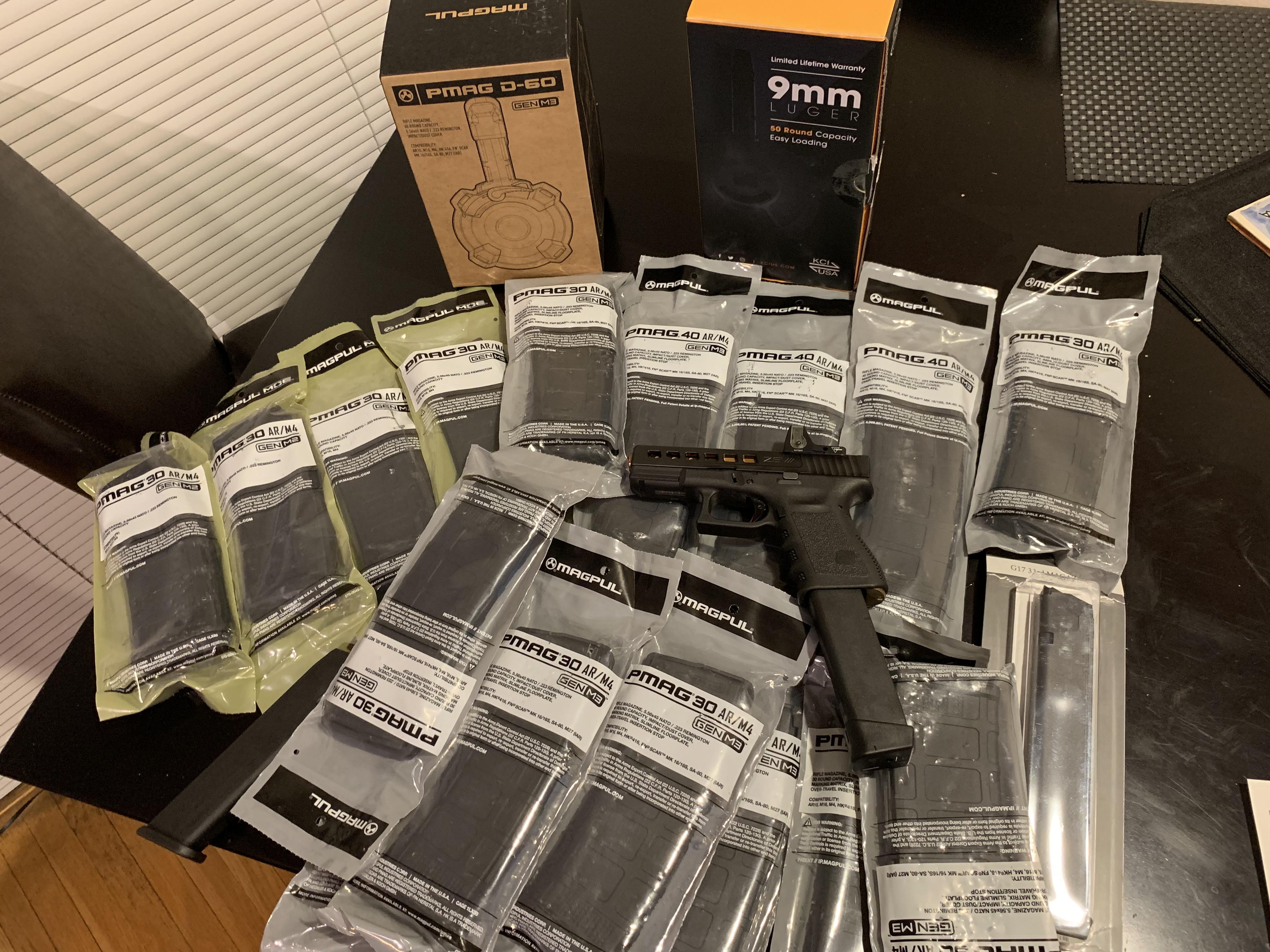 My freedom week haul! Exciting times r/CAguns