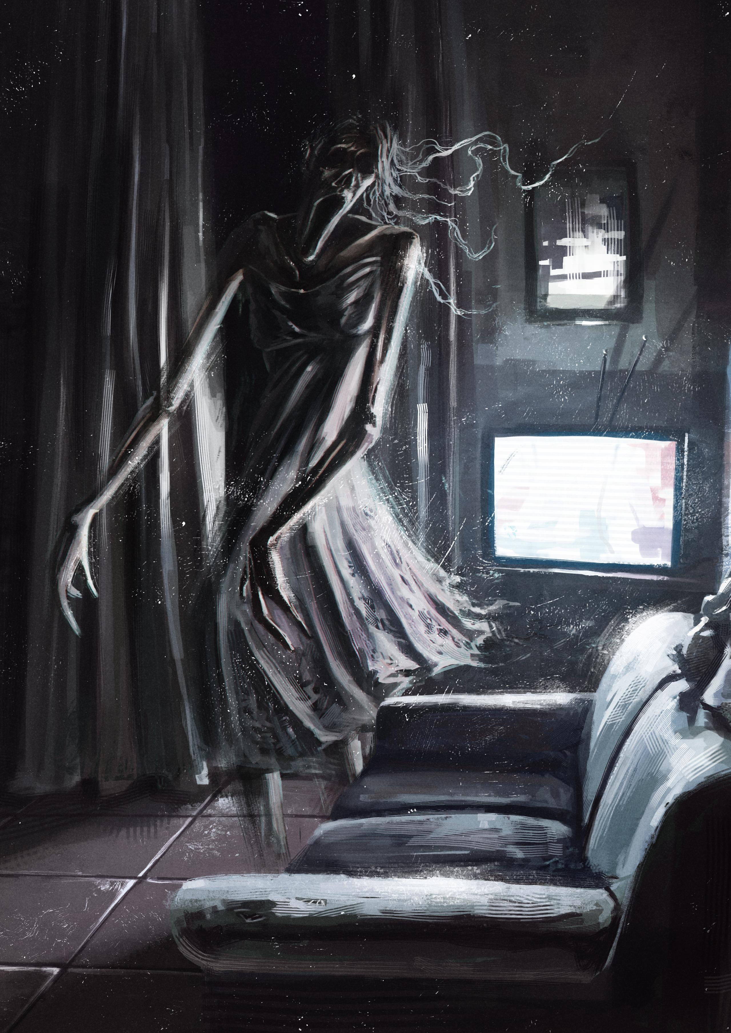 Detail 23 (my artwork) r/creepy