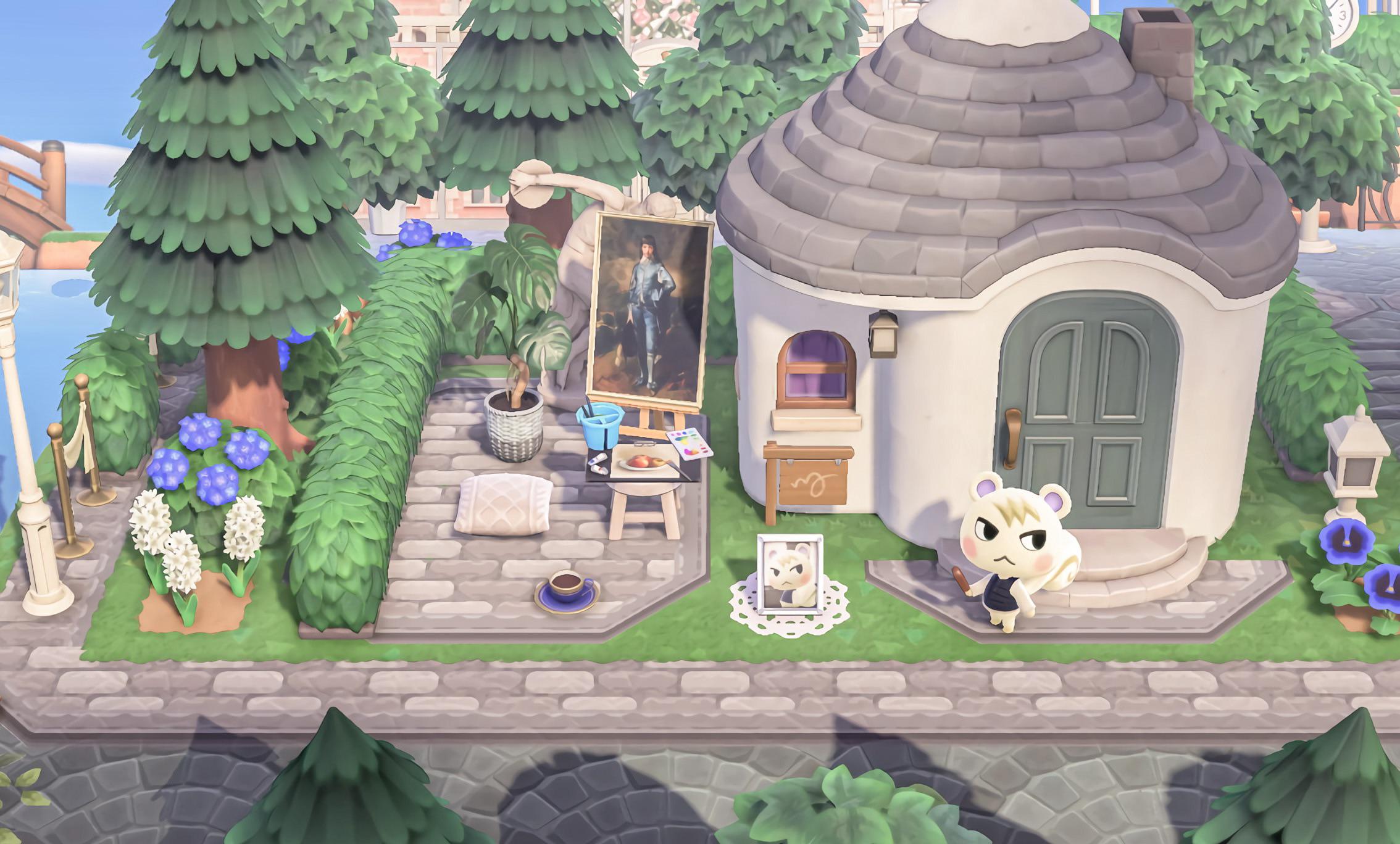 Marshal’s house! Always imagined he loves to paint 🥰 r/AnimalCrossing