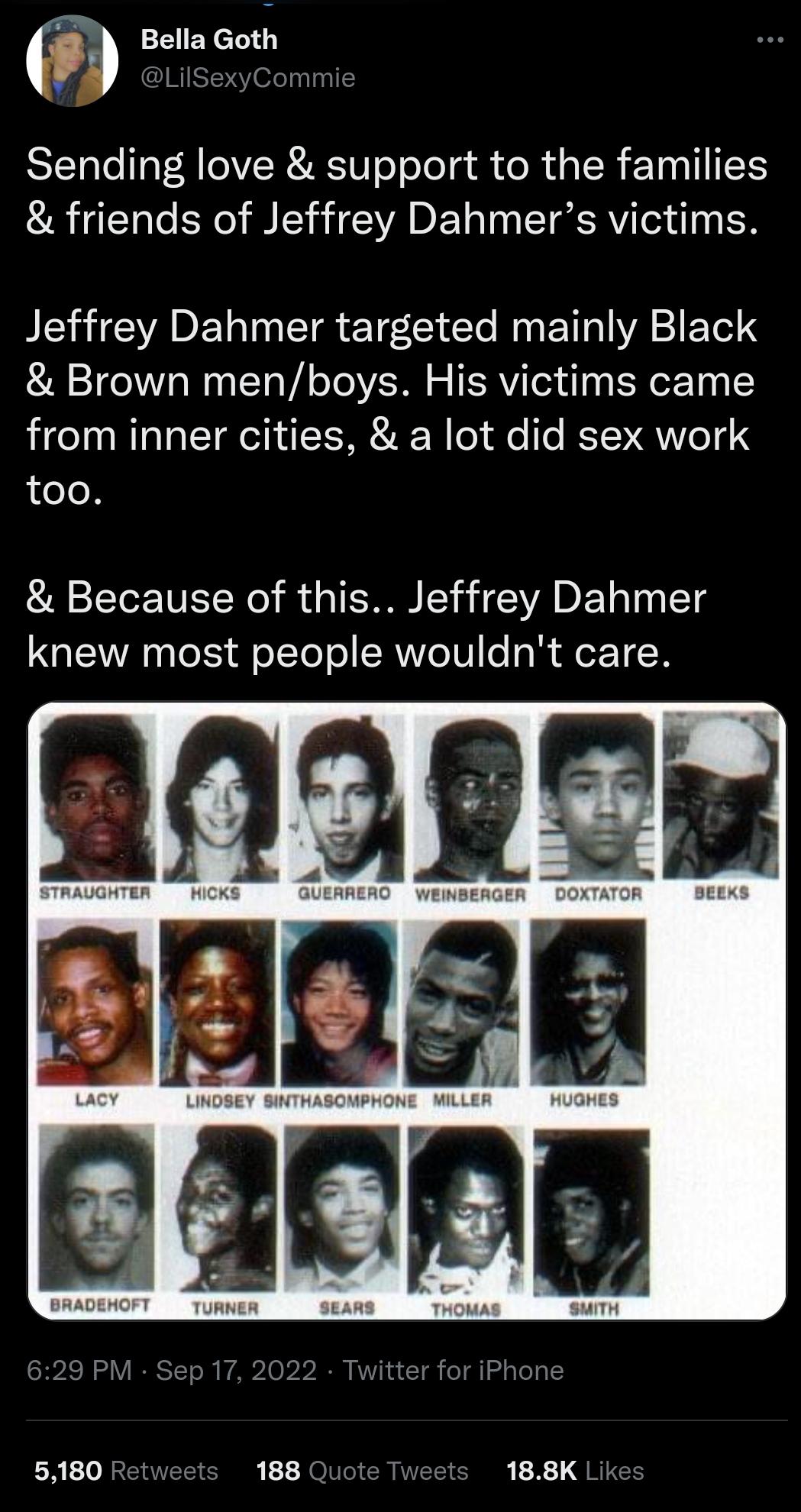 Jeffrey Dahmer Victims List