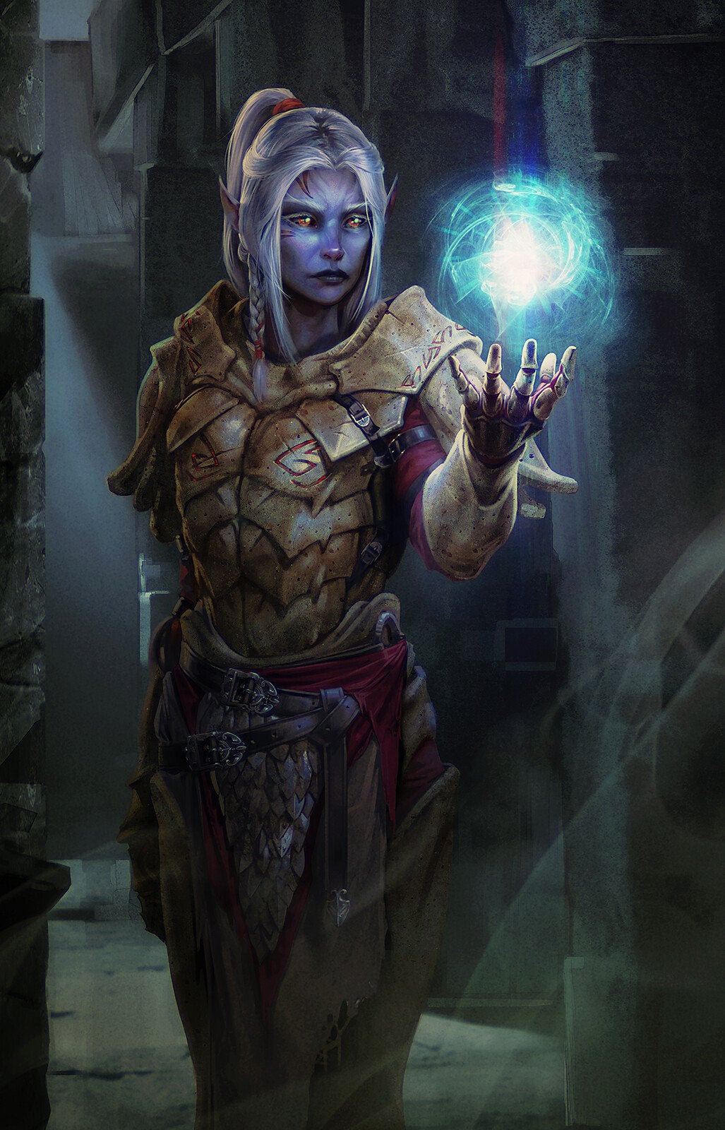 Dunmer warrior by Arman Akopian r/ElderScrolls