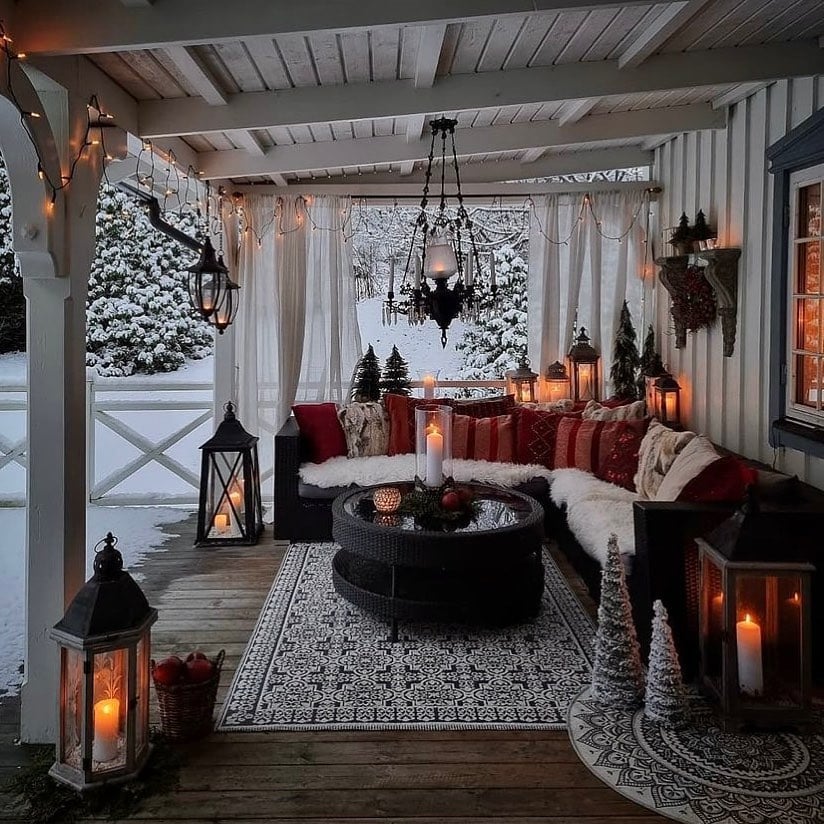 Cozy Winter Patio by AnnaLena Lindqvist r/CozyPlaces