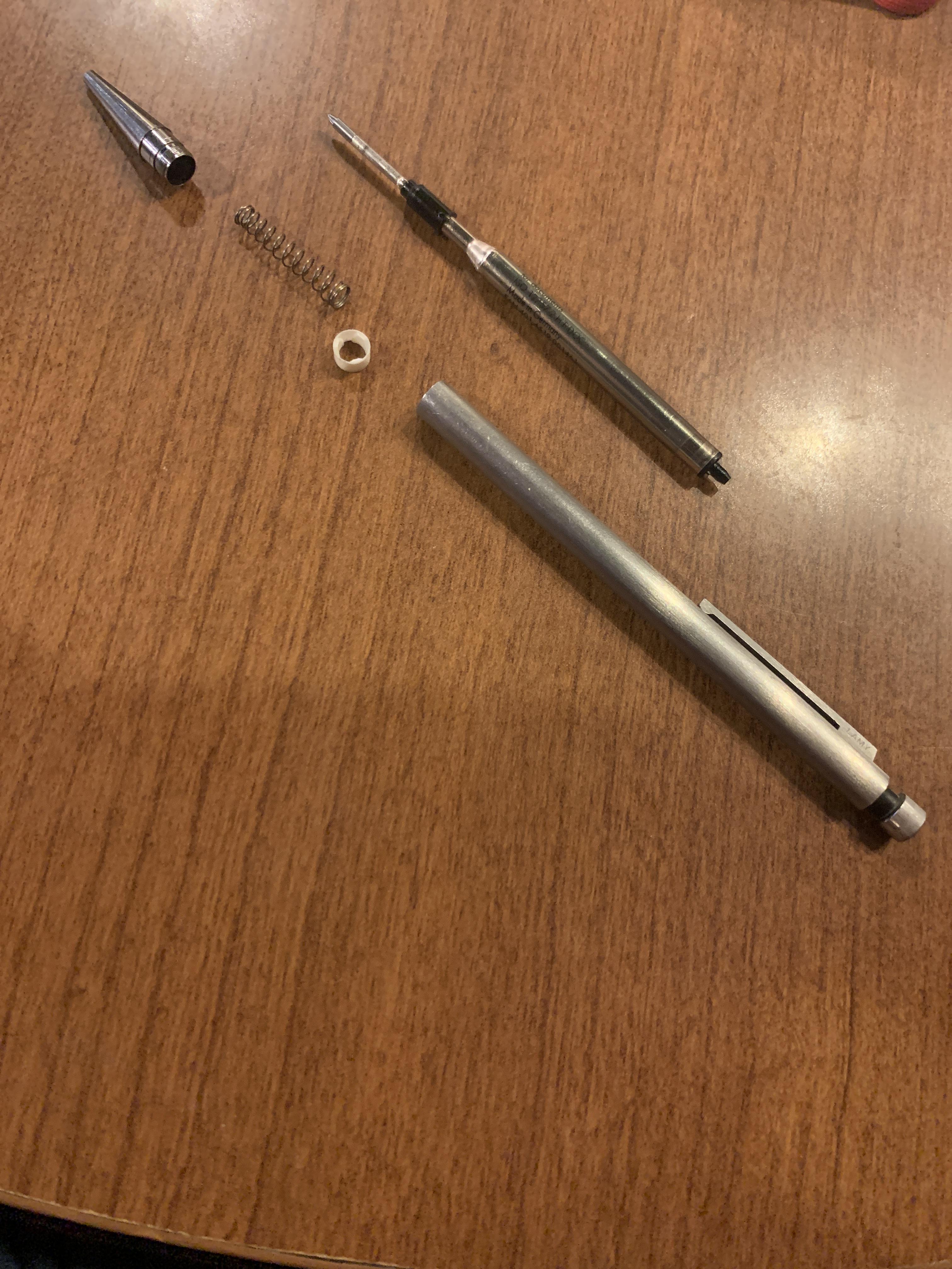 Lamy CP1 either won’t click or won’t retract? r/pens