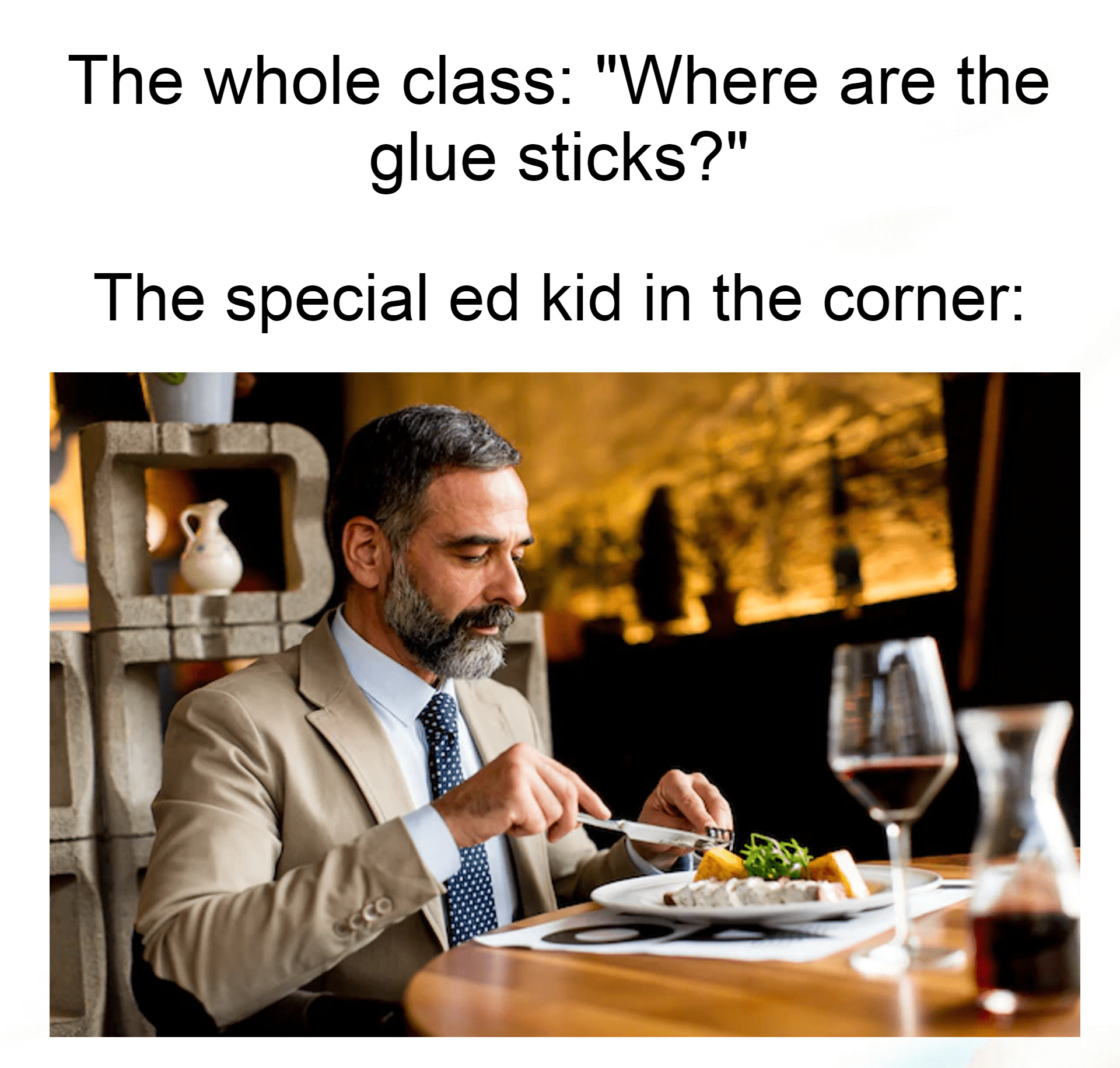 Fine dining r/memes