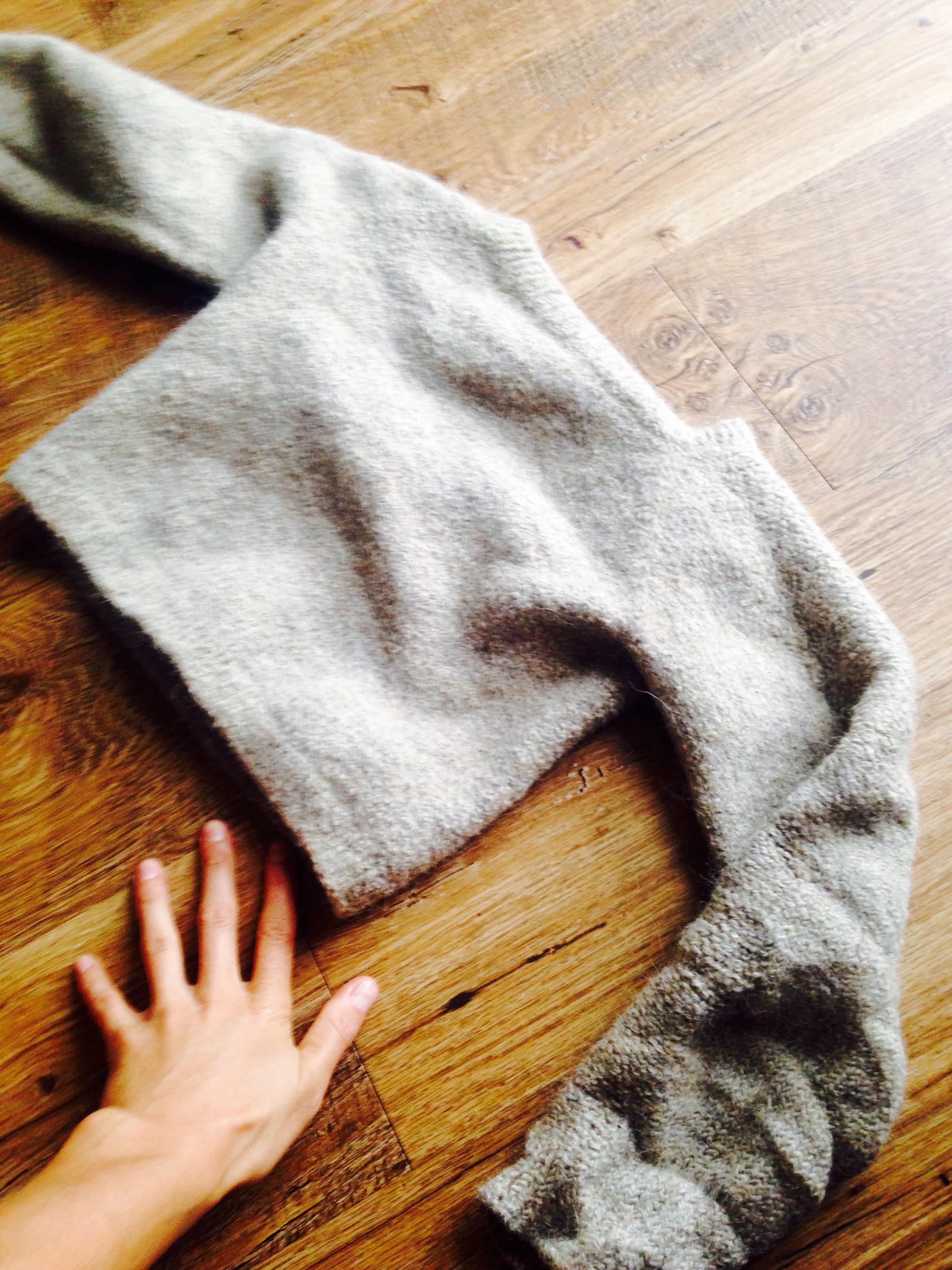 6 months of knitting my first sweater to wear it for a week, and have