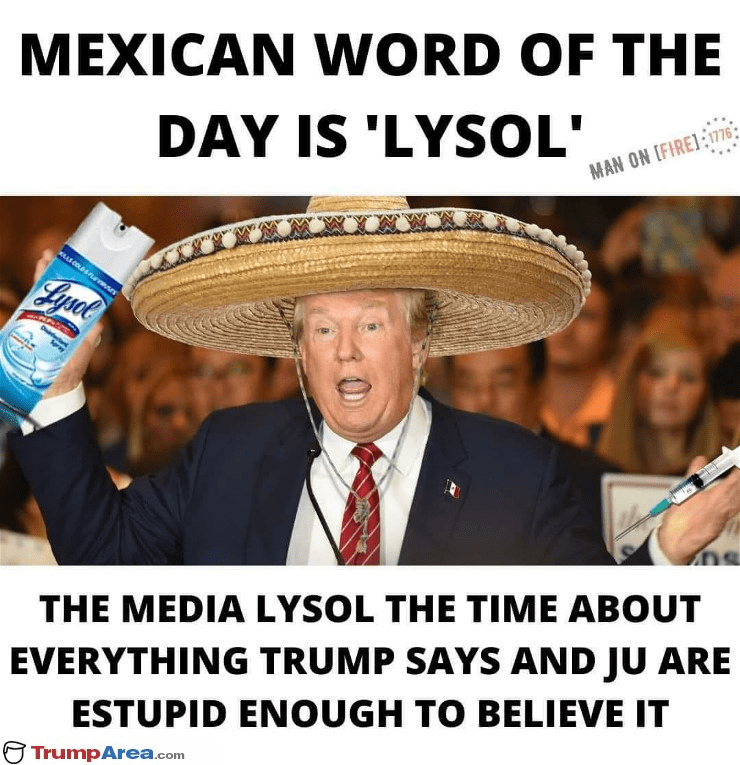 Mexican Word of the Day is... ConservativeMemes