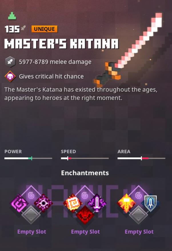 What enchants on this Master's Katana? r/MinecraftDungeons