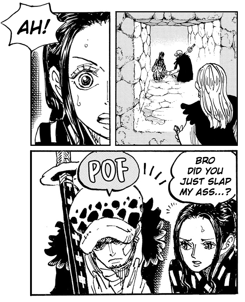 [1055] Law and Robin actin sus 🤨 r/MemePiece