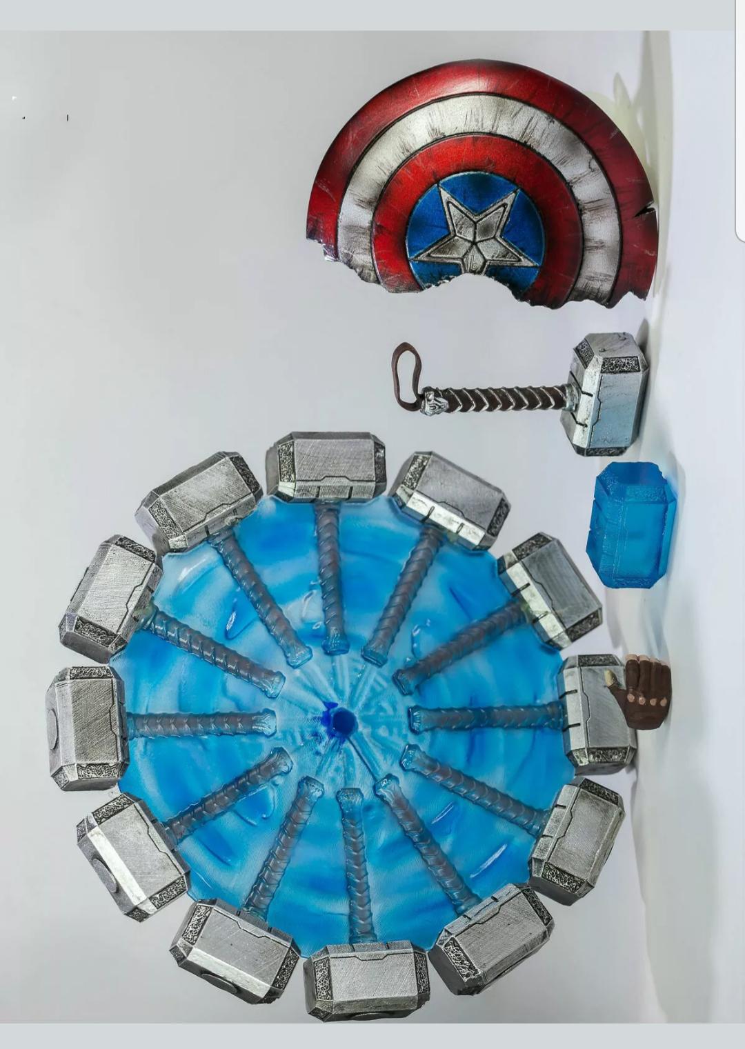 Found this really neat Captain America Endgame Accessory Set by Nota