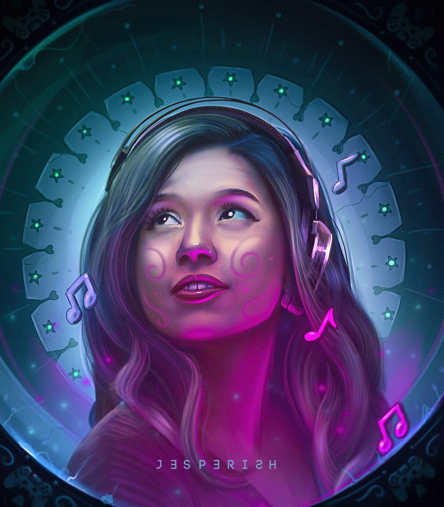 Pokimane Artwork..