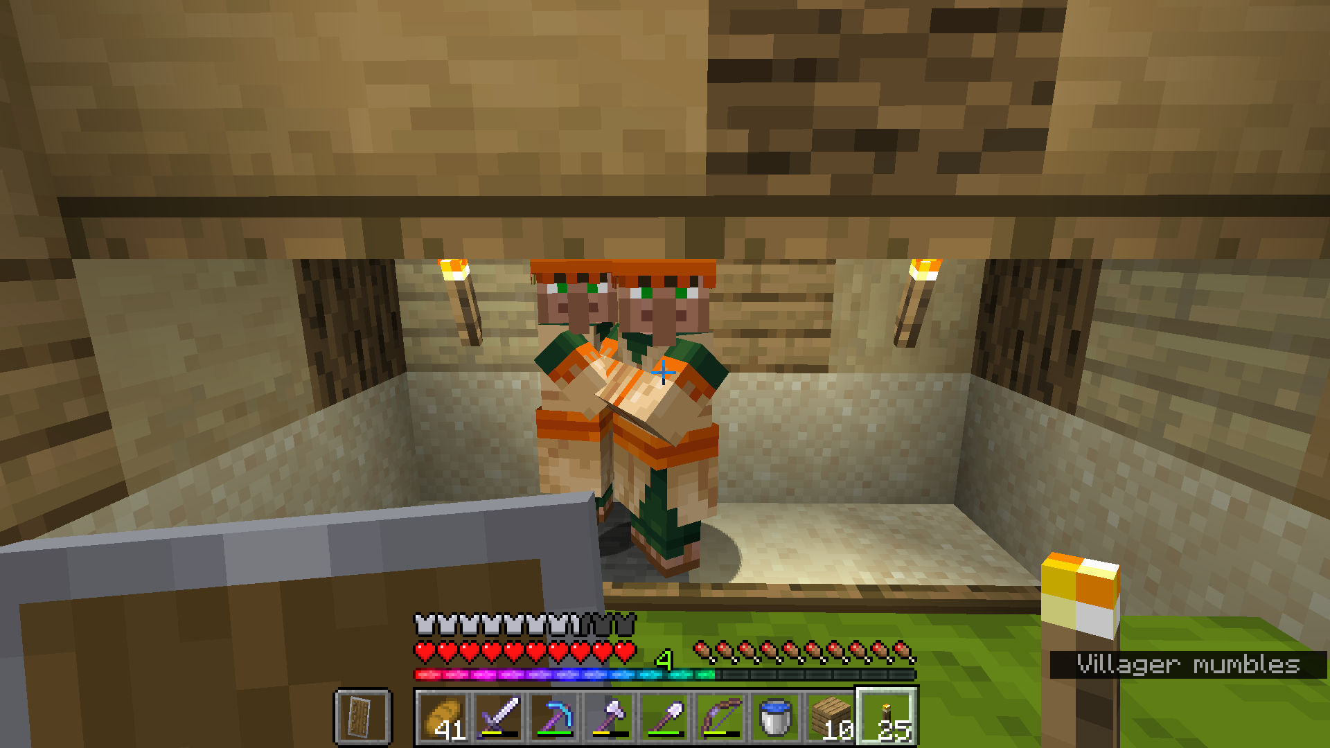 Can Anyone Help? My Villagers will not Breed. The Plan was for the baby's to walk toward the