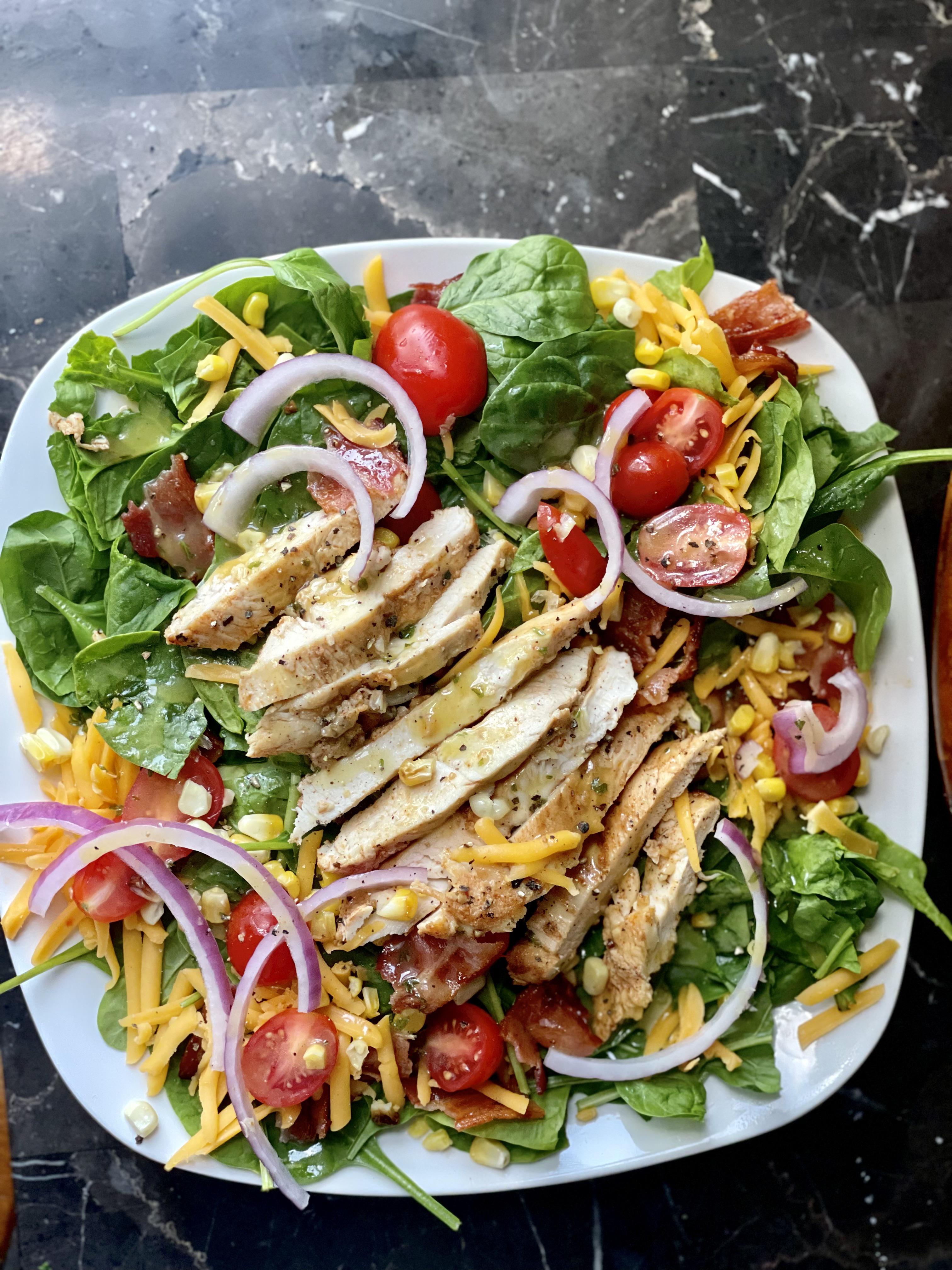 honey mustard chicken salad r/salads