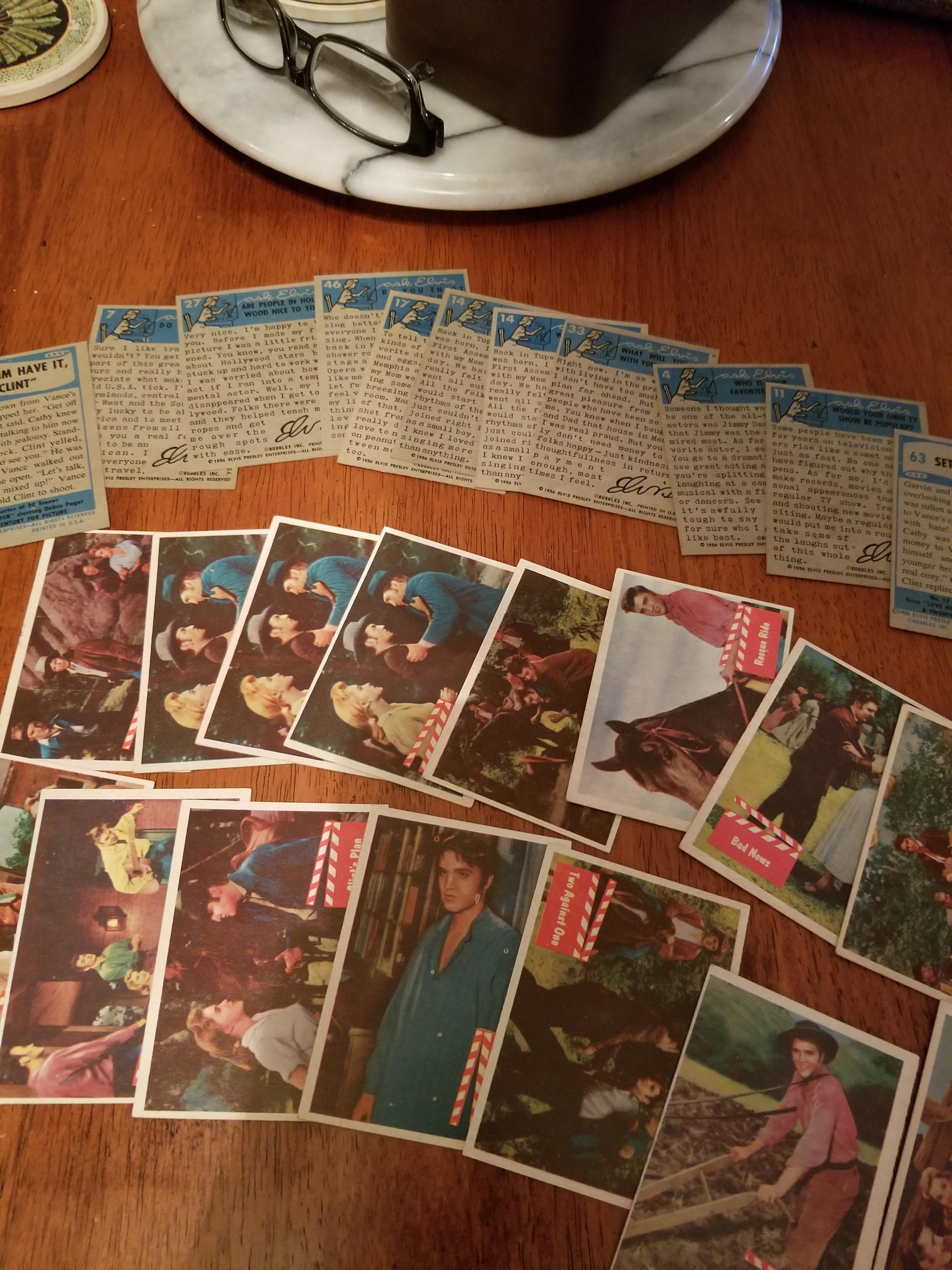 Elvis Presley 1956 trading cards, worth anything? r/ImagesOfThe1950s