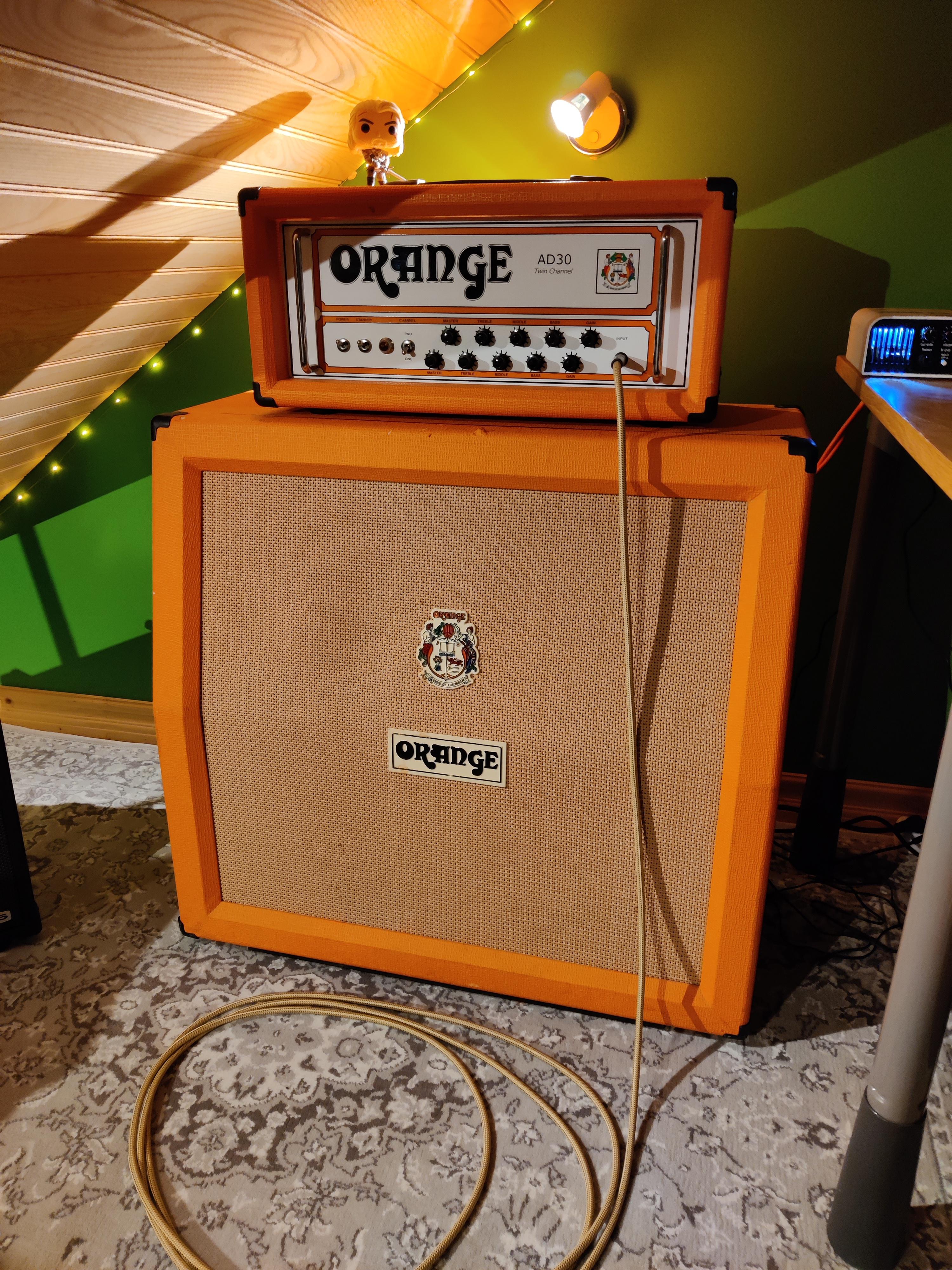 NAD Orange AD30TCH+412 cab for the bedroom rig r/GuitarAmps