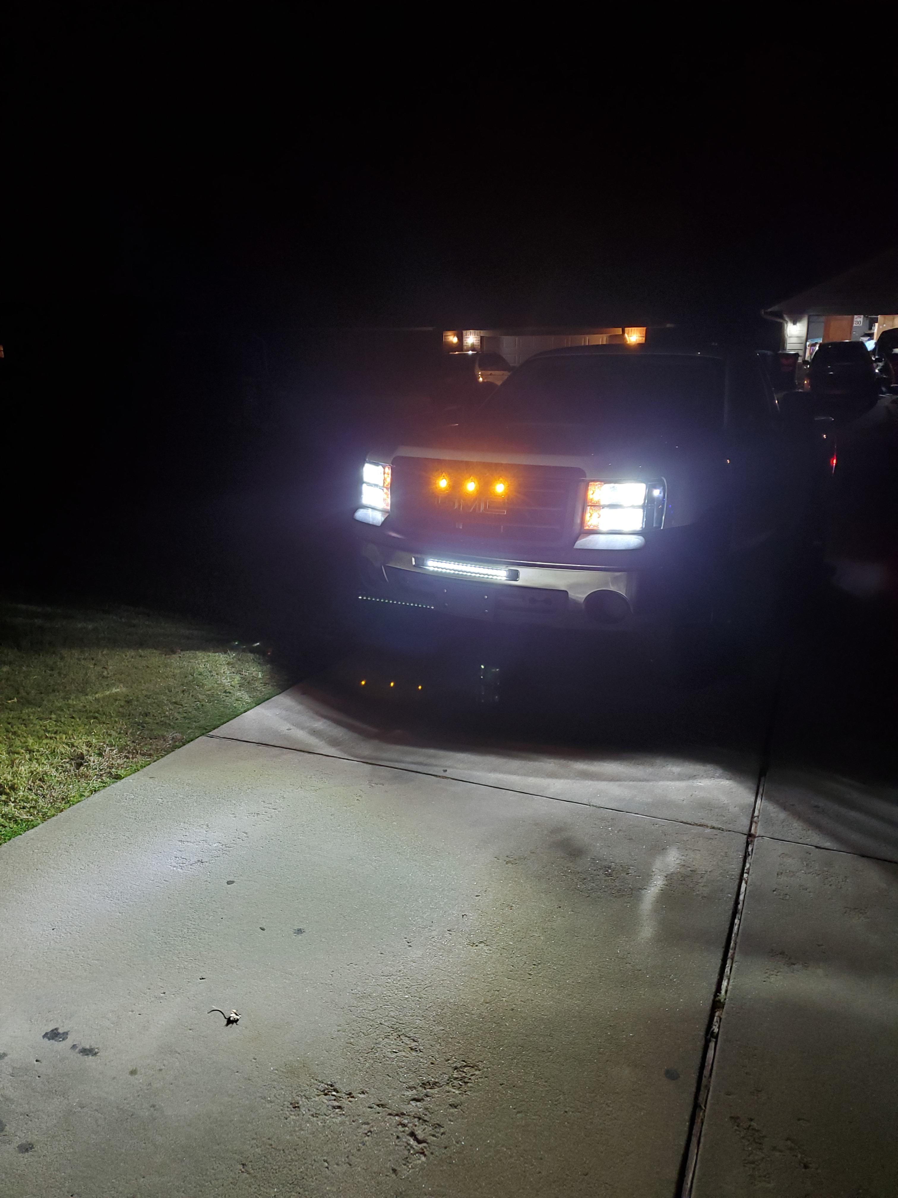 My high beams are brighter than my lows again : r/Trucks