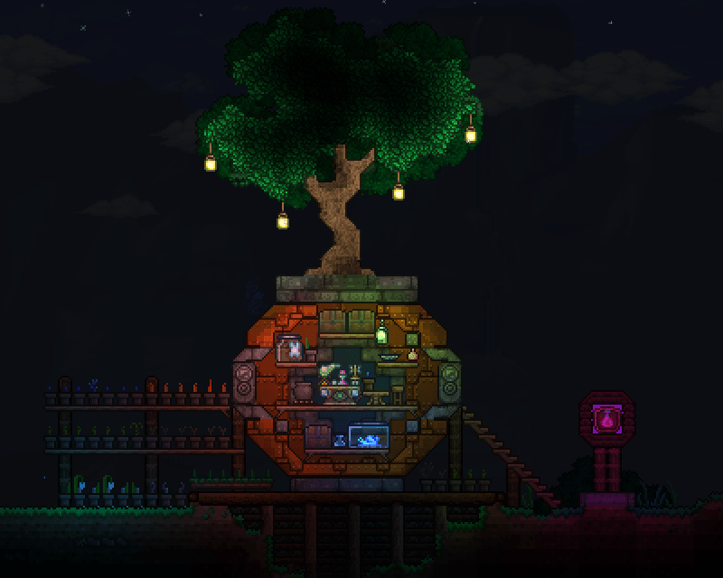 rate my steampunk alchemical botanist hut for potion brewing (new to