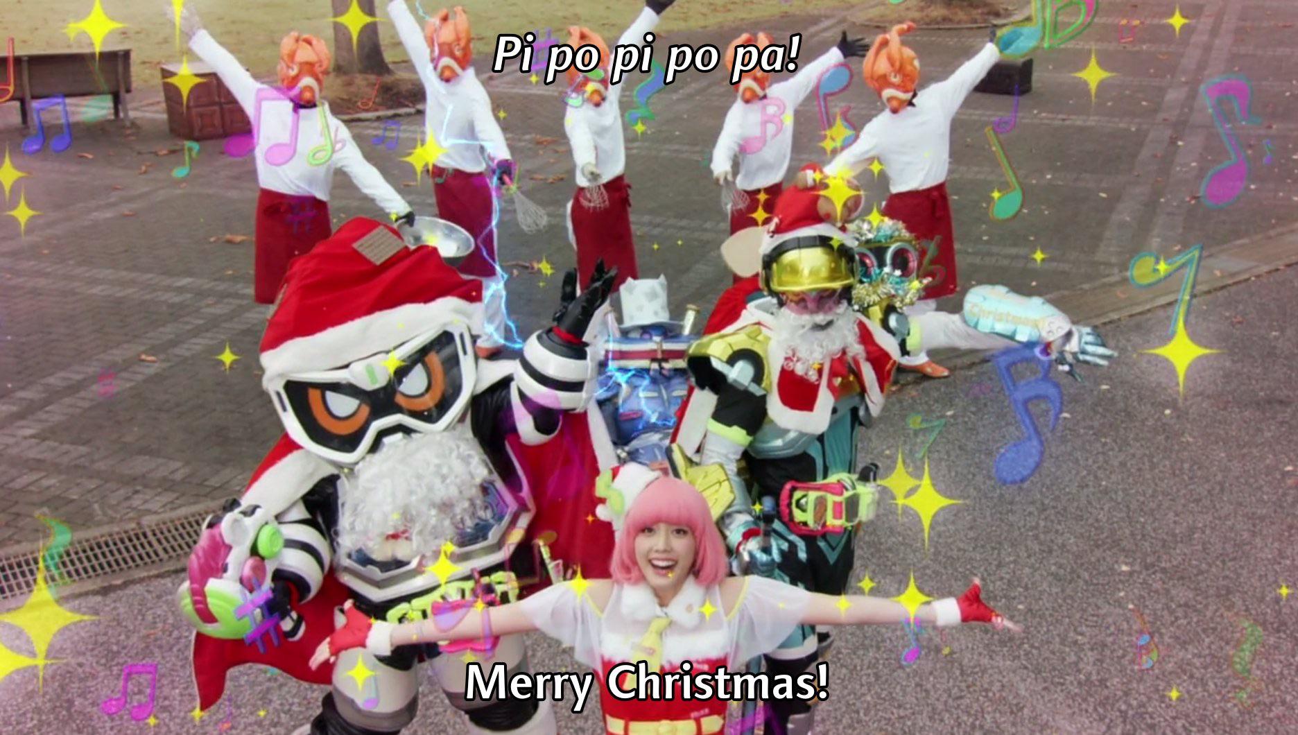 Rough Rider 2024 Merry Christmas Party Merry Christmas everyone KamenRider