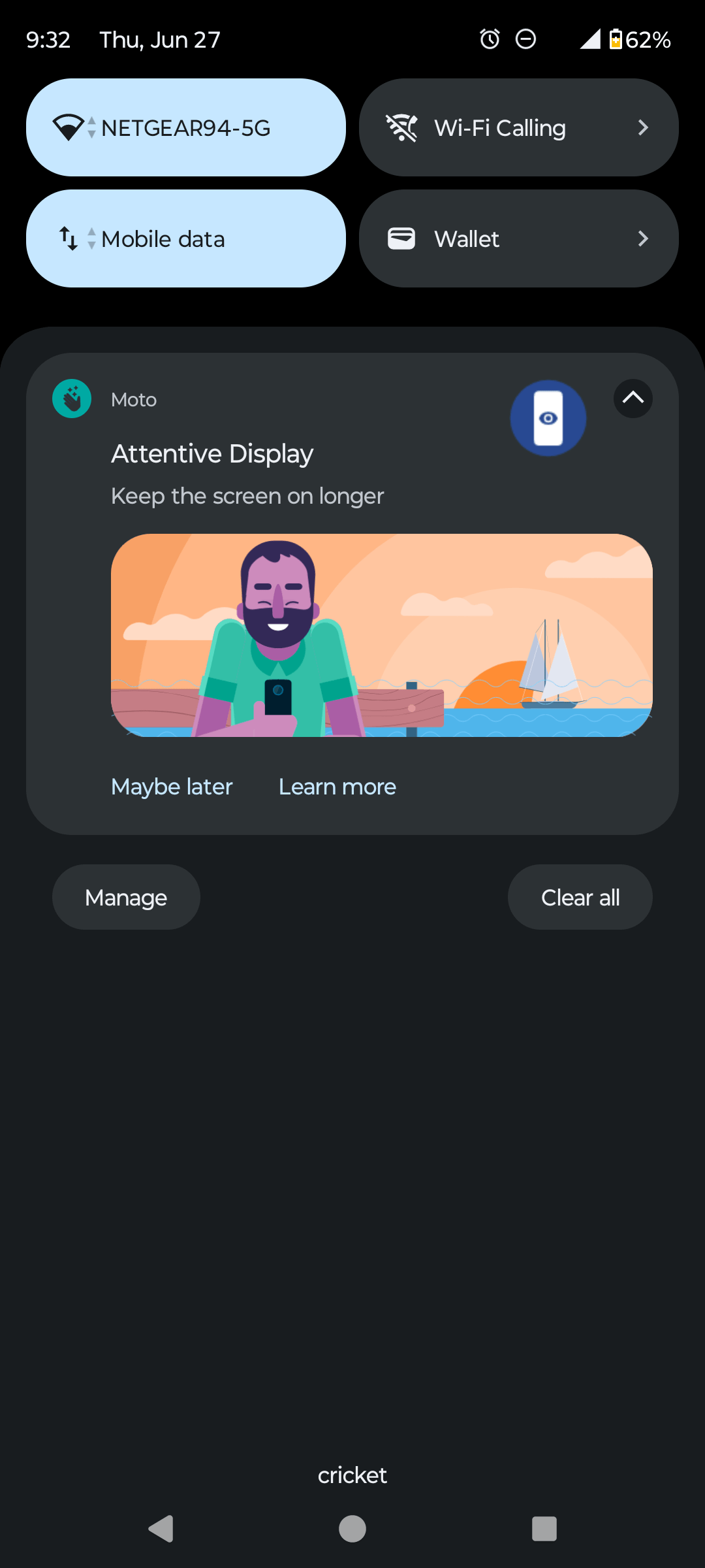 I have all Motorola notifications turned off. Why am I getting these