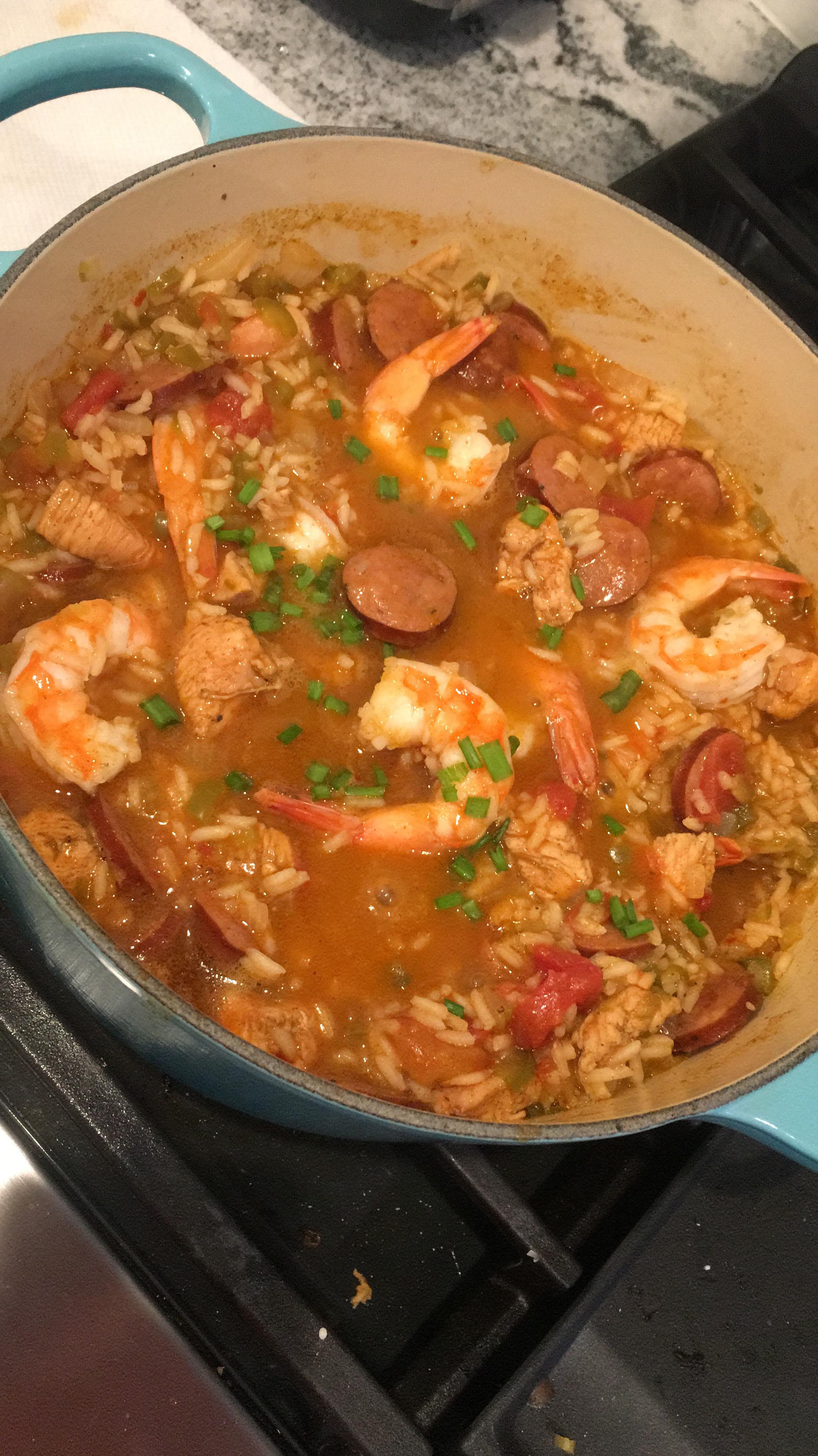 [homemade] spicy creole style jambalaya r/food