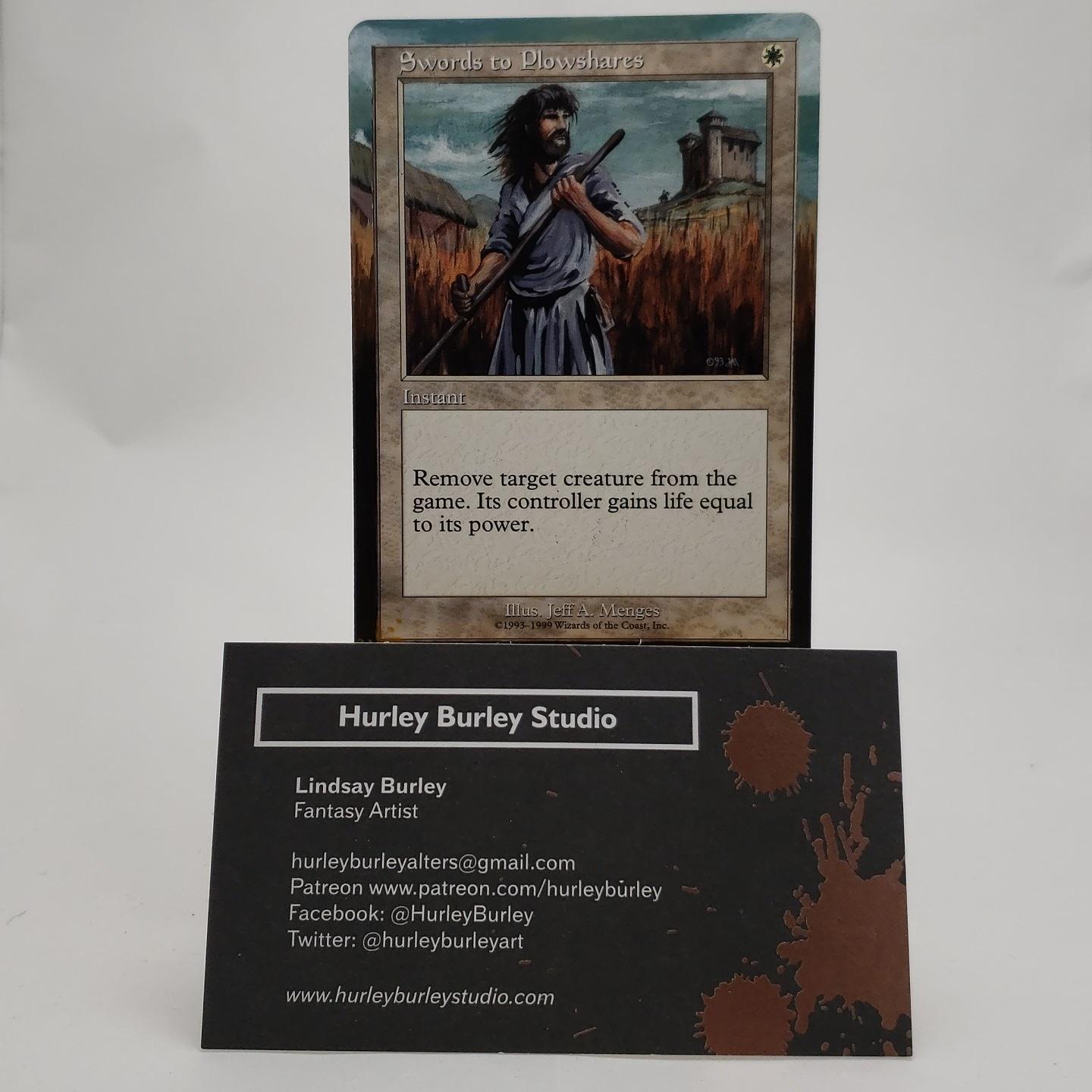 Swords to Plowshares Floating Border r/magicTCG