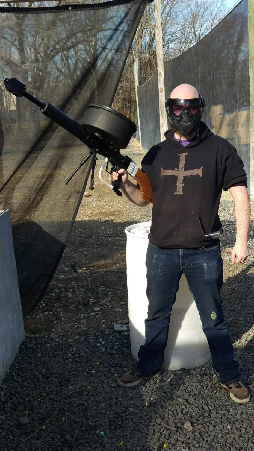 My homemade paintball LMG r/PicatinnyPB