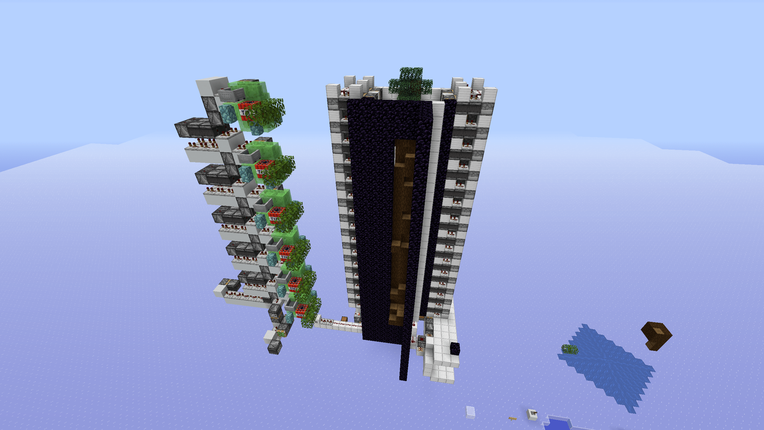 Modified version of ilmango's spruce tree farm (2017), using the 1.14