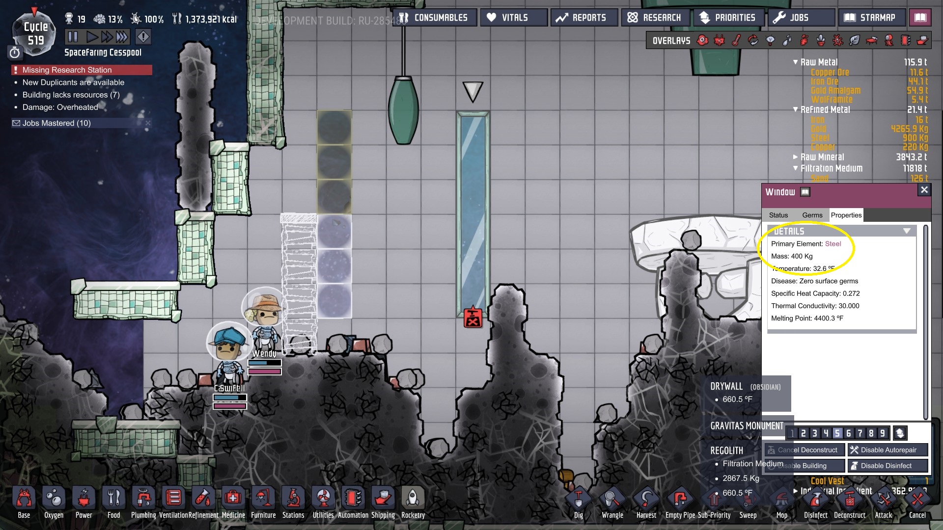 [tip] There's 400 kilos of steel in those windows! Be sure to harvest