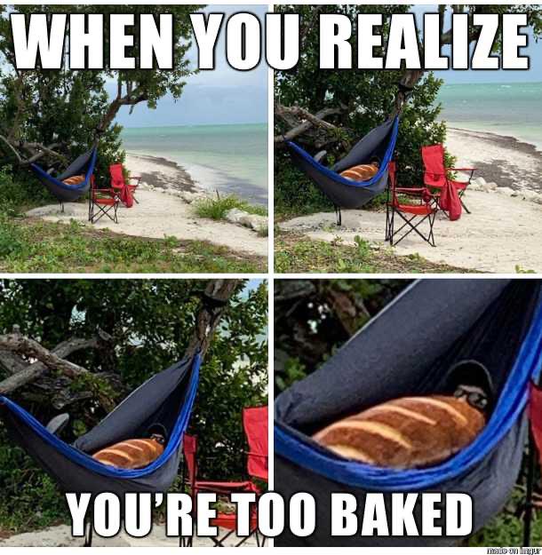 I wasn’t bready r/puns