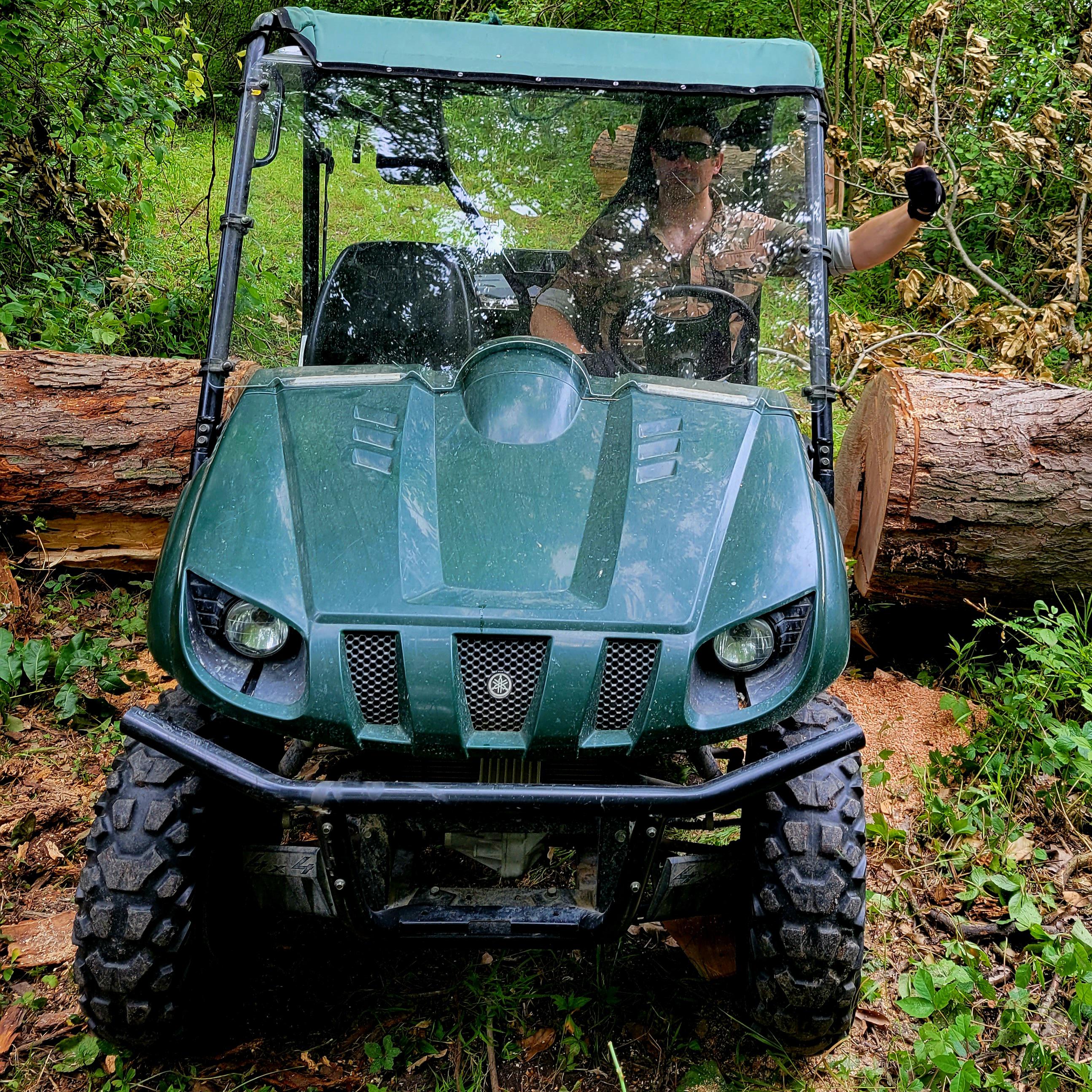 Did some work with the 40V 18" chainsaw a few weeks back... : r/ryobi