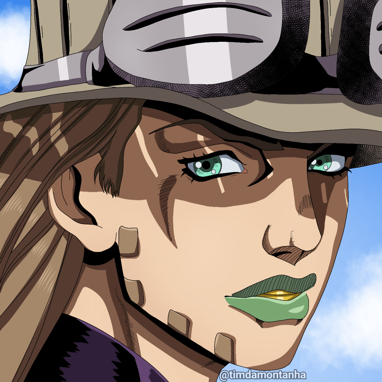Gyro anime style ( by me ) r/StardustCrusaders