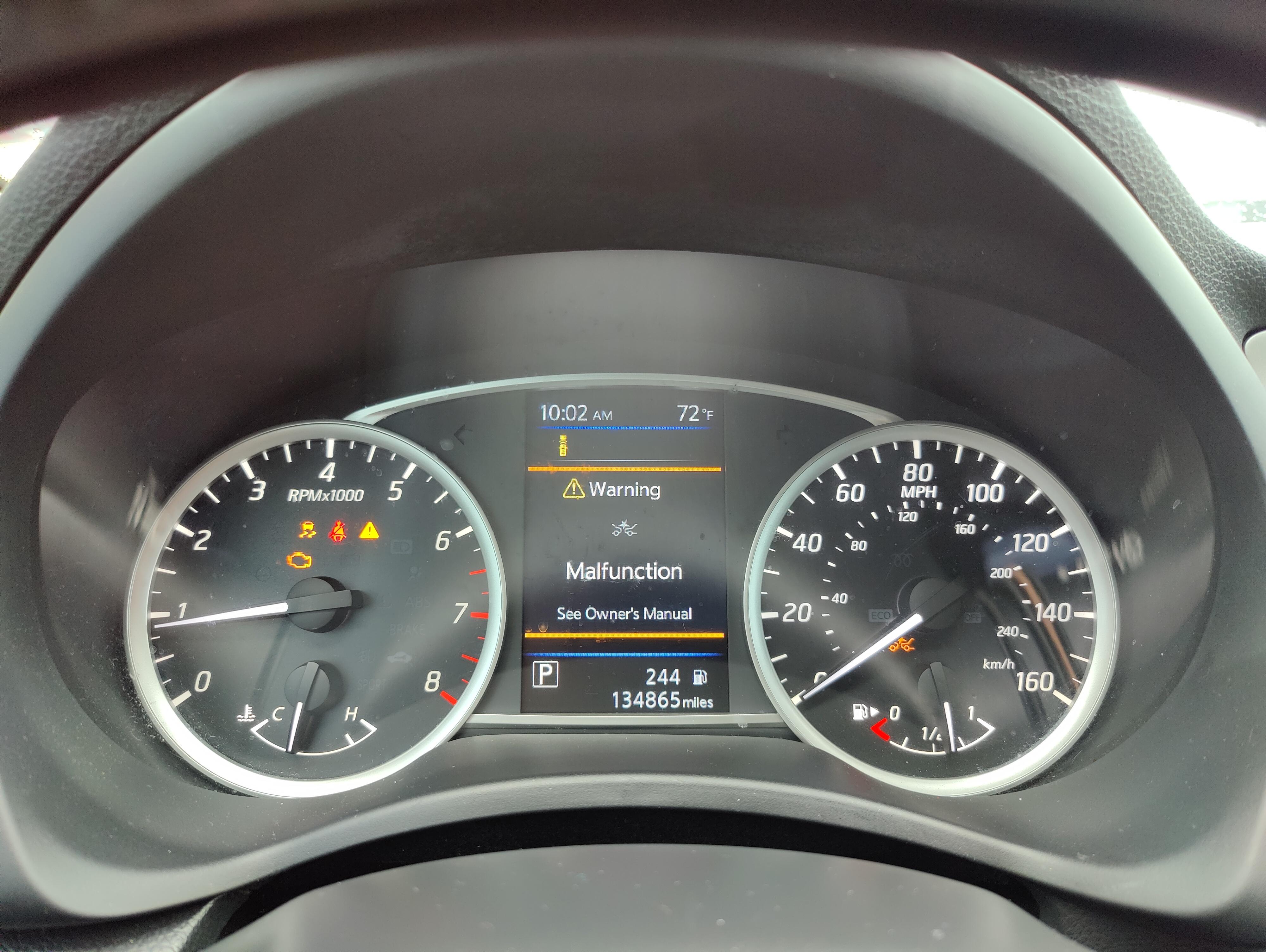 2019 Nissan Sentra - any solution on warning lights on Dash board : r