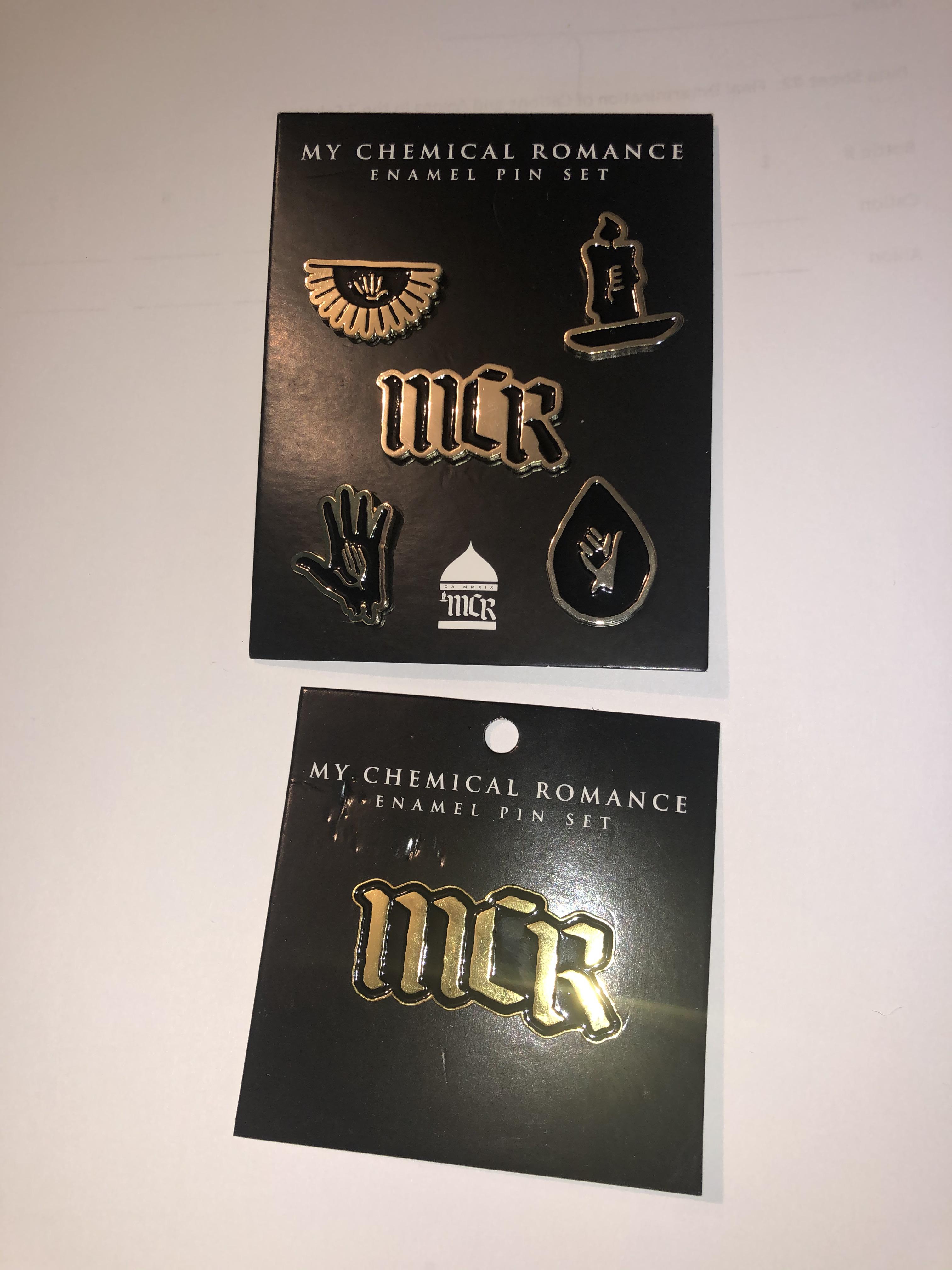 Haven seen anyone post these yet! MCR pins! Top was bought at the