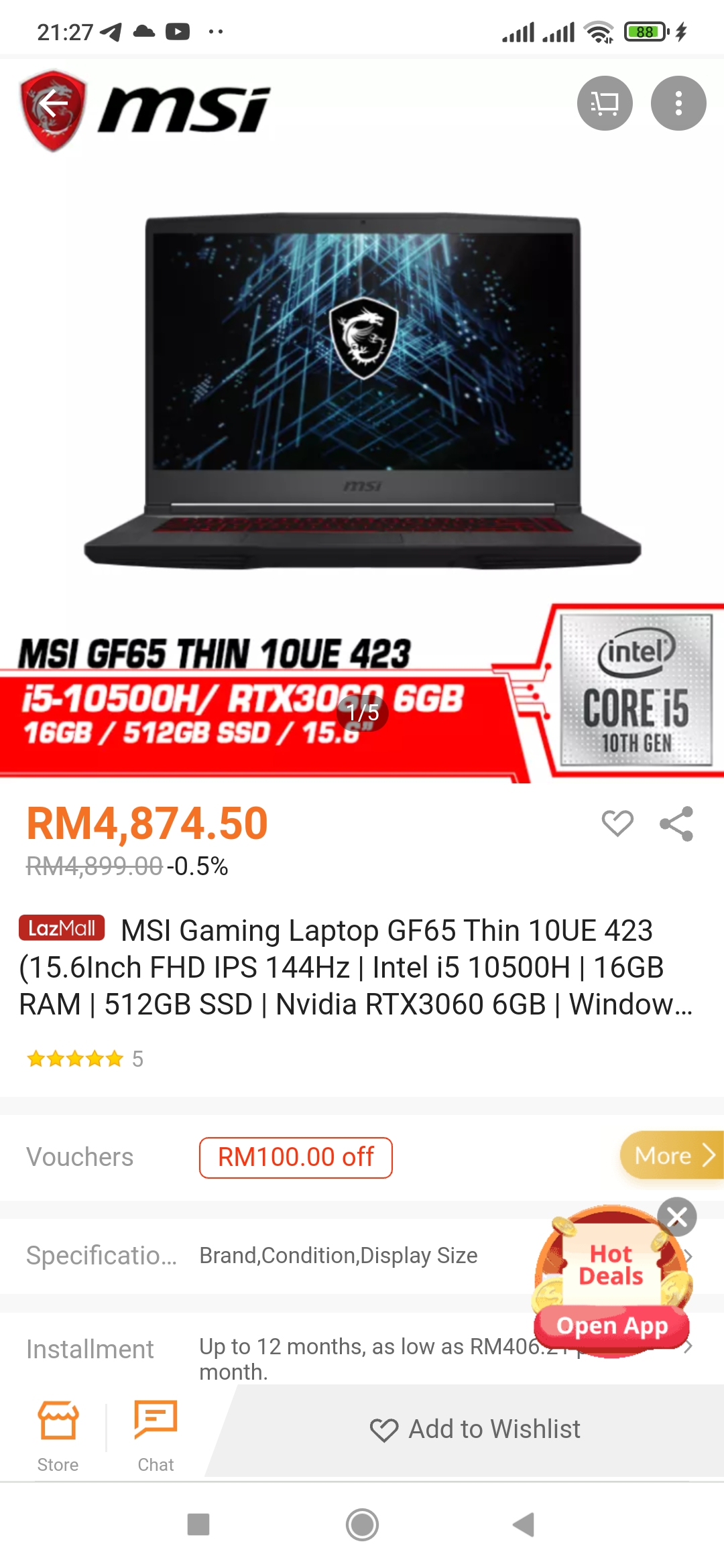 Found the cheapest rtx 3060 laptop is it worth it? Or should I stay