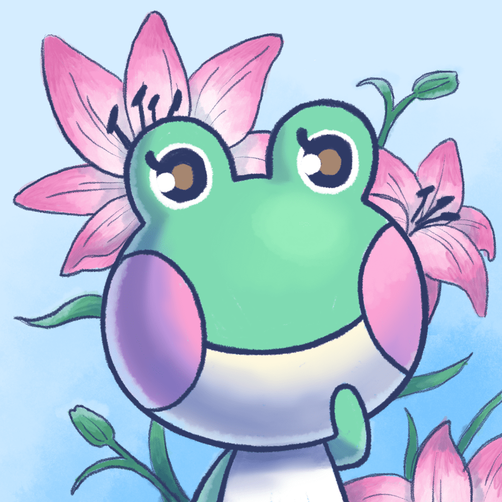 I drew Lily with some lilies ) r/AnimalCrossing