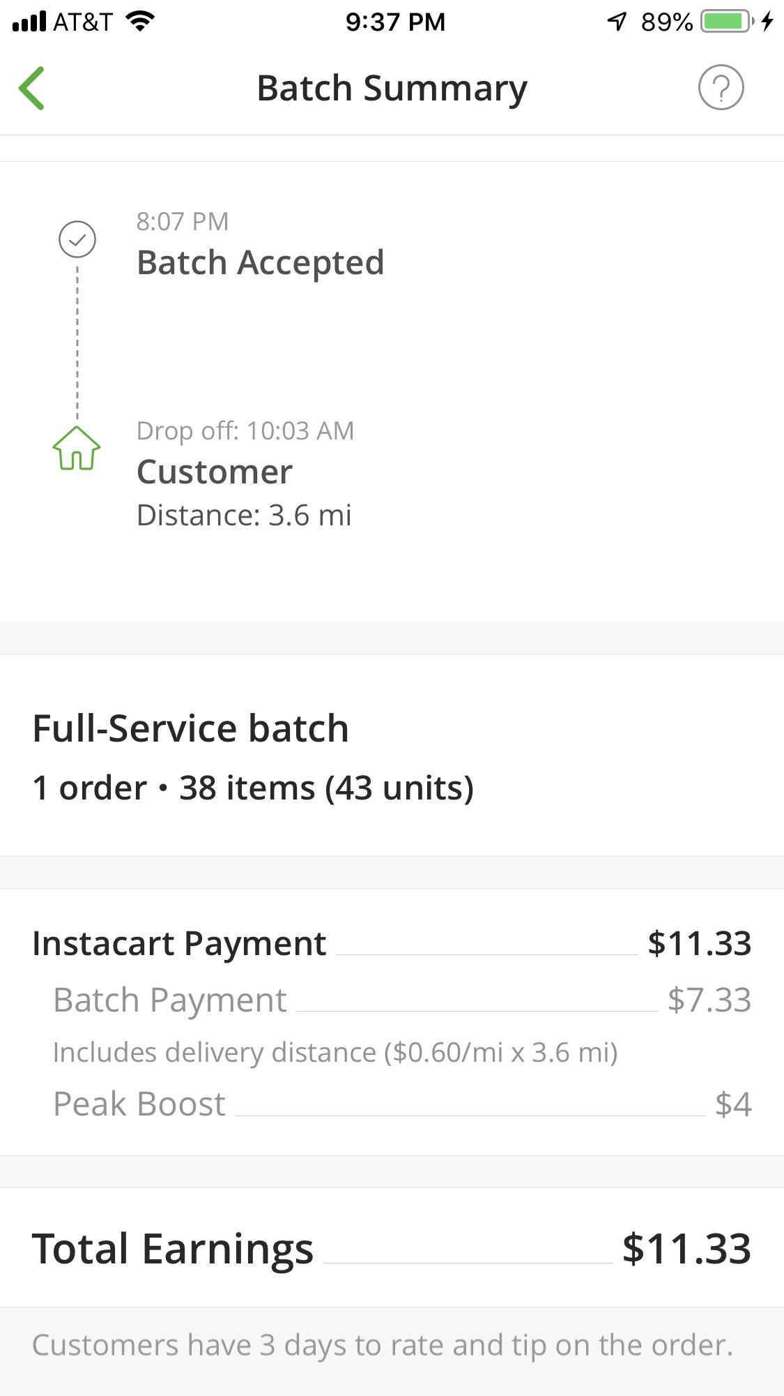 i just got an earnings adjustment for an order i definitely did not