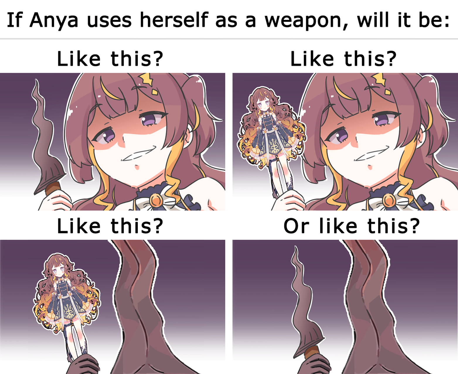 It begs the question Hololive