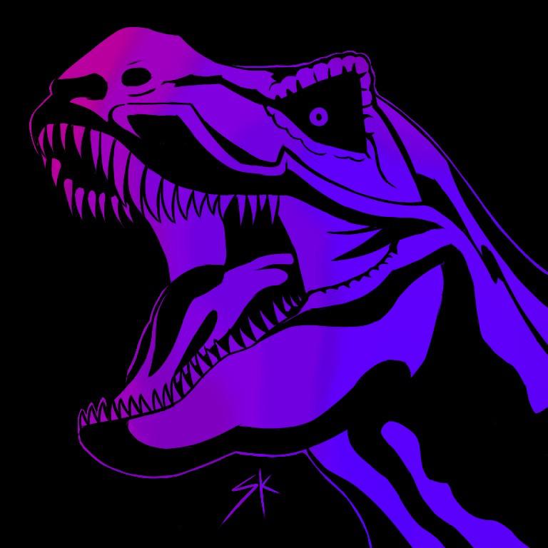 A while back I decided it’d be cool to make an aesthetic dinosaur. r