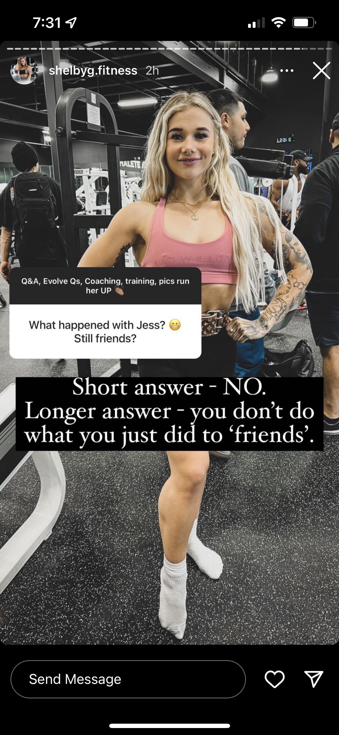 Anyone know what this is all about? @shelbygfitness and @jesswhit : gymsnark