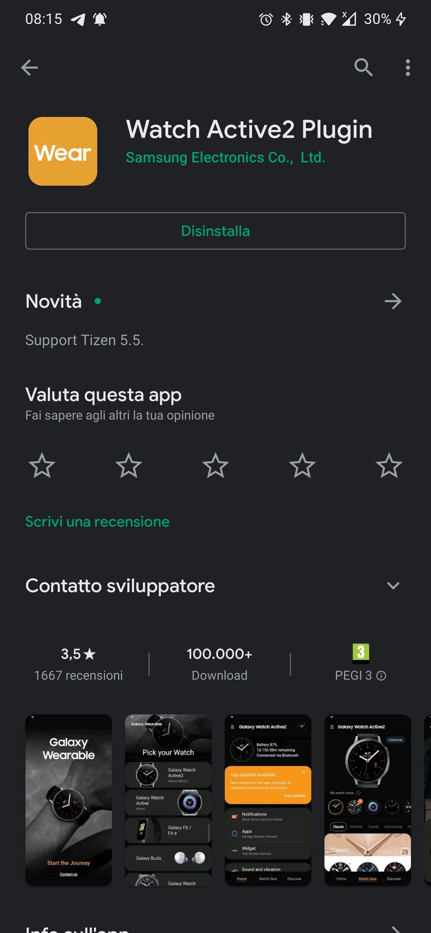 Watch Active2 Plugin updated to support Tizen 5.5
