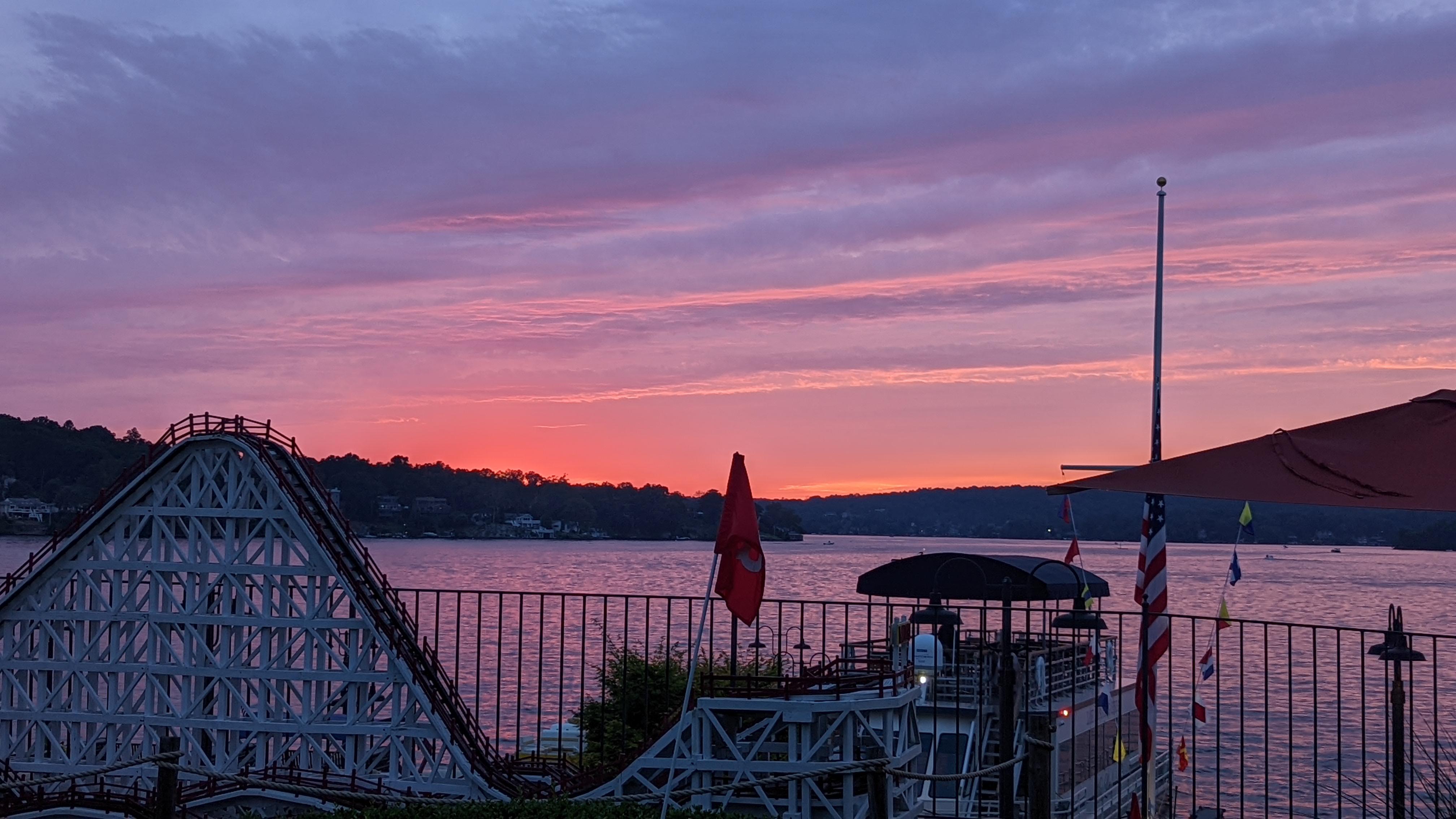 Lake Hopatcong at sunset r/newjersey