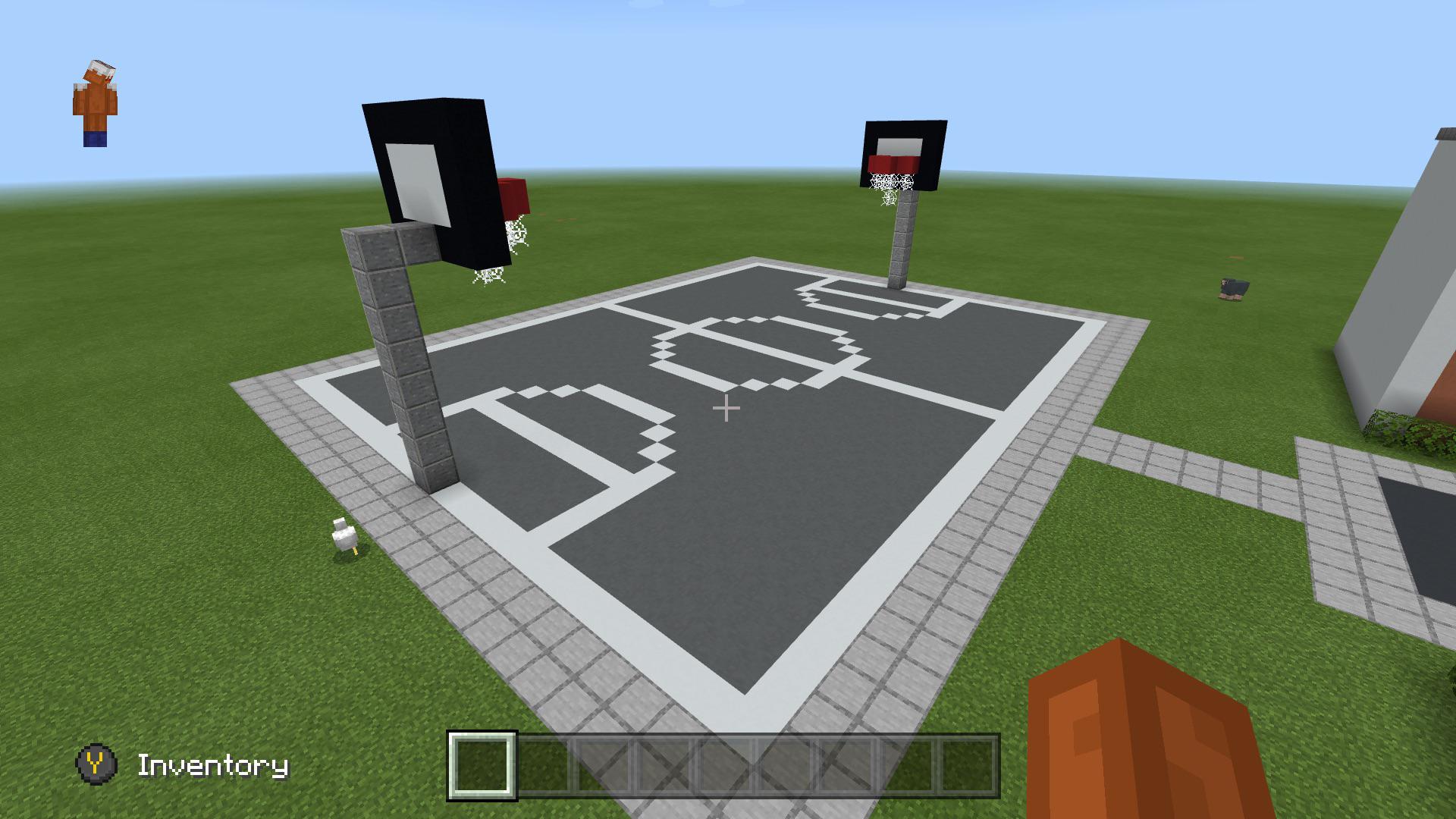 a nice basic basketball court : r/Minecraftbuilds